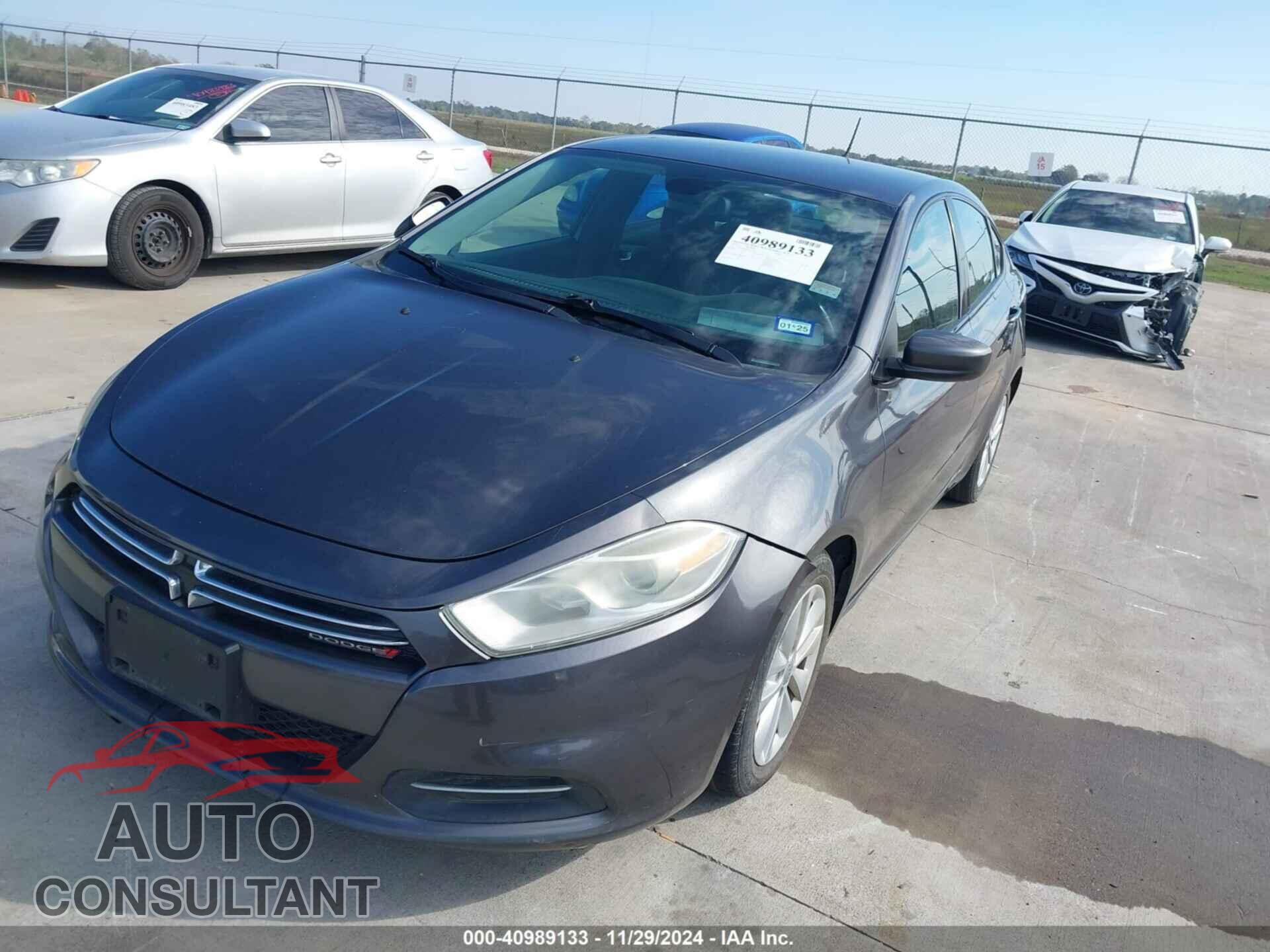 DODGE DART 2015 - 1C3CDFDH6FD123795
