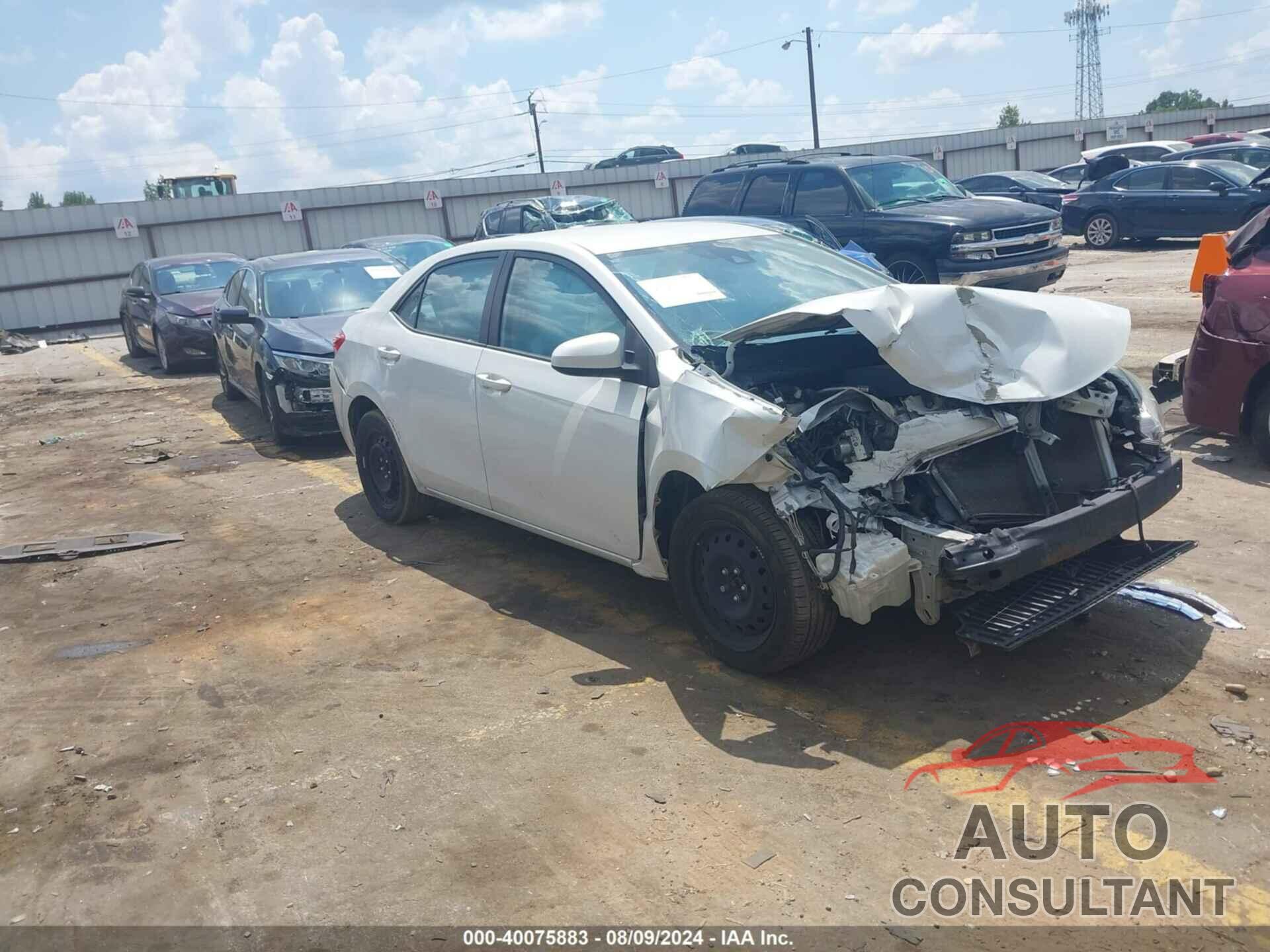 TOYOTA COROLLA 2017 - 5YFBURHE3HP591119