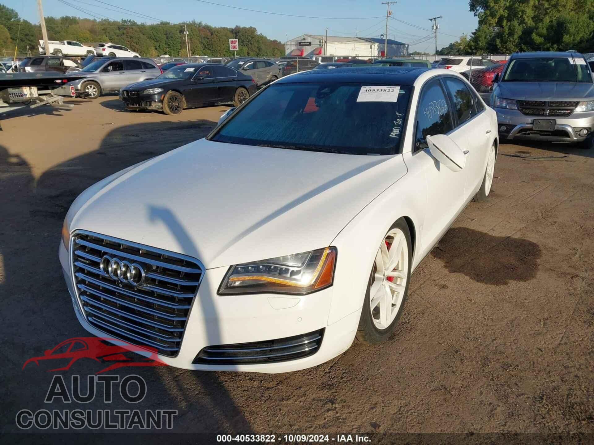 AUDI A8 L 2013 - WAUR2AFD2DN012514