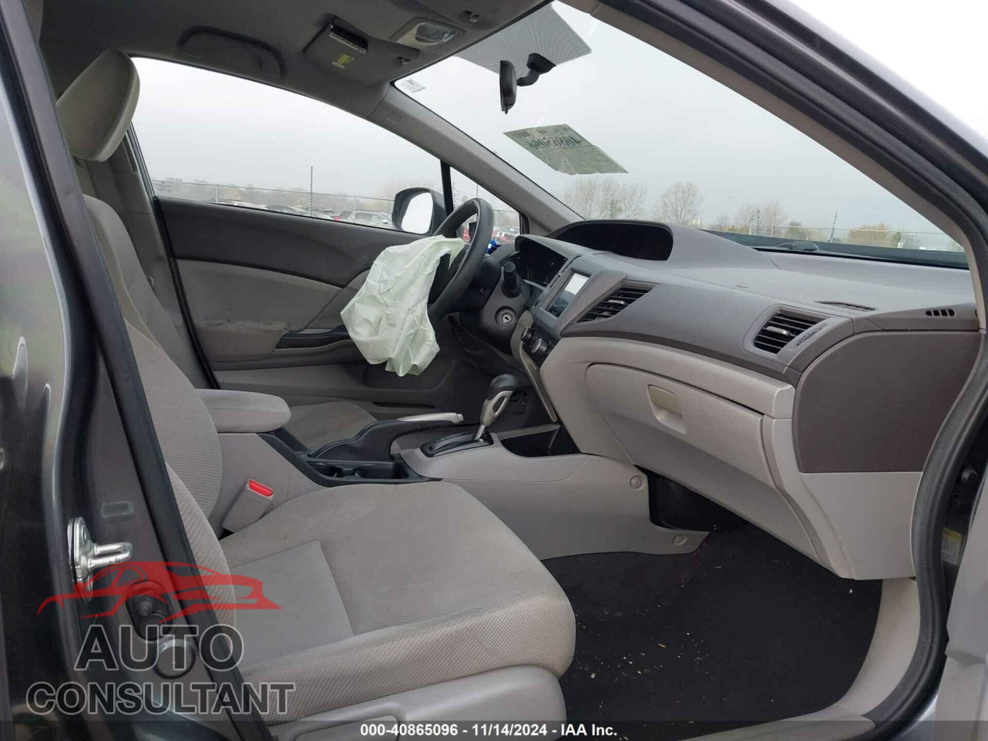 HONDA CIVIC 2012 - 19XFB2F56CE061173