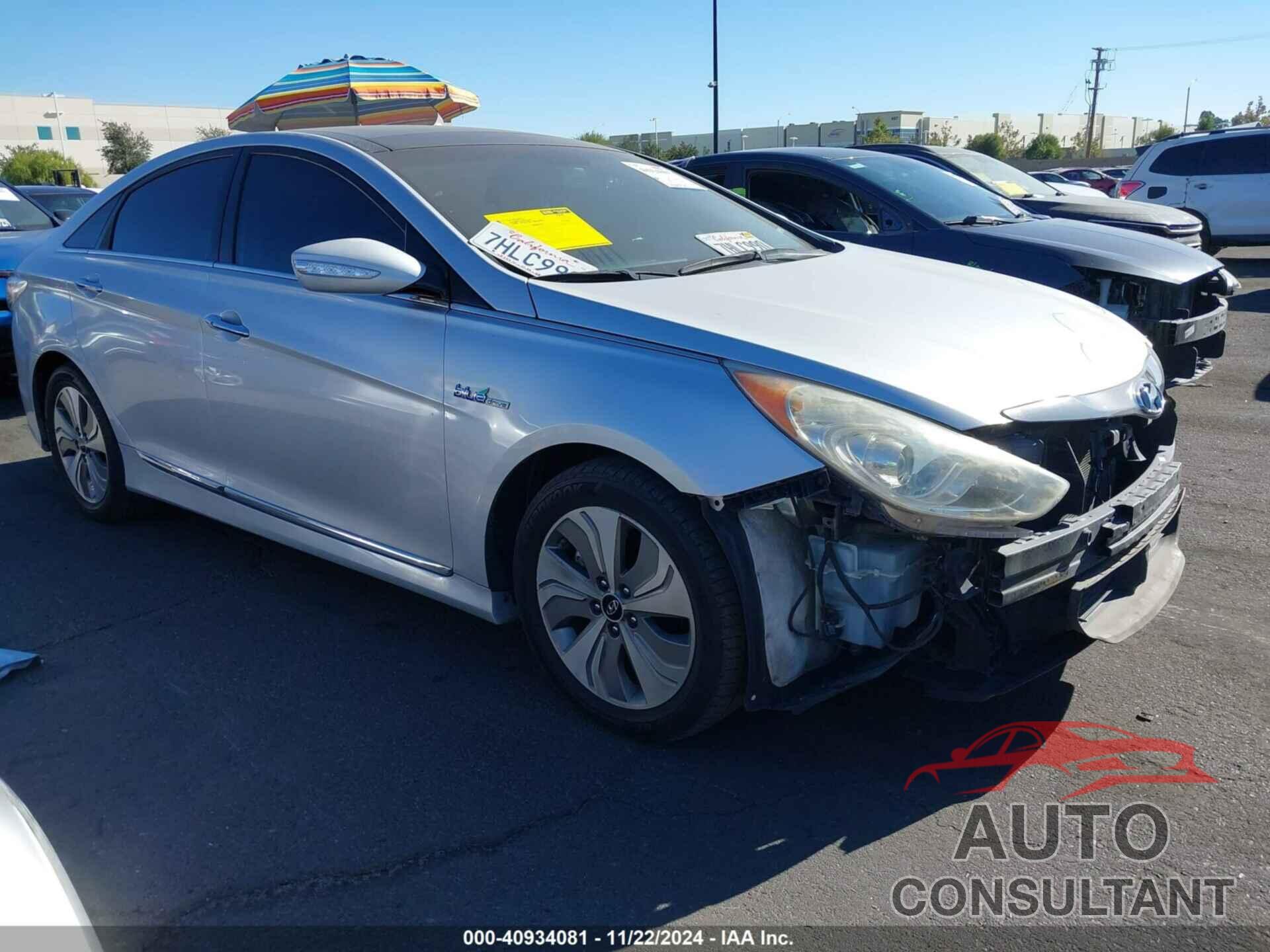 HYUNDAI SONATA HYBRID 2015 - KMHEC4A49FA123283