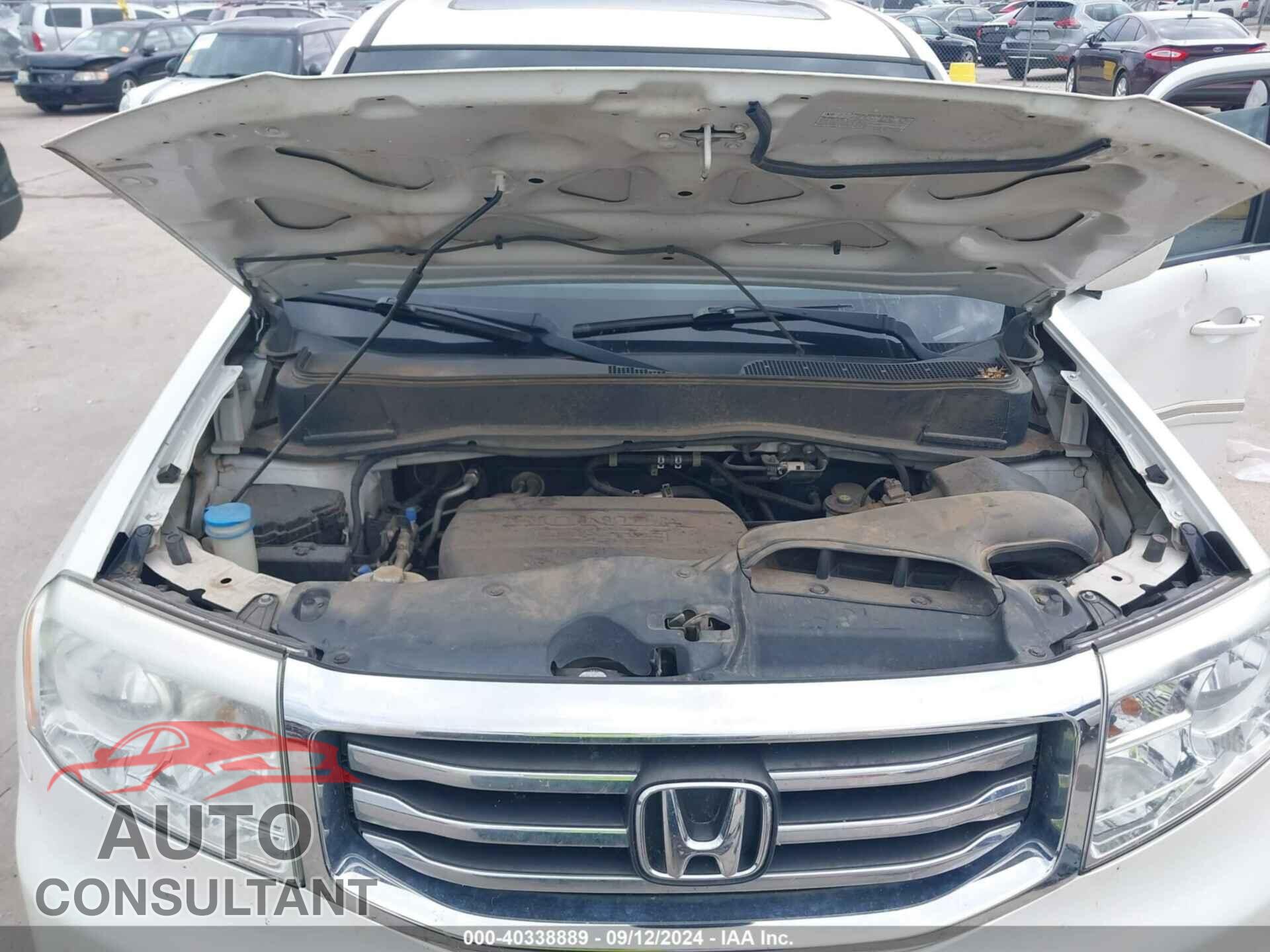 HONDA PILOT 2012 - 5FNYF4H94CB033892