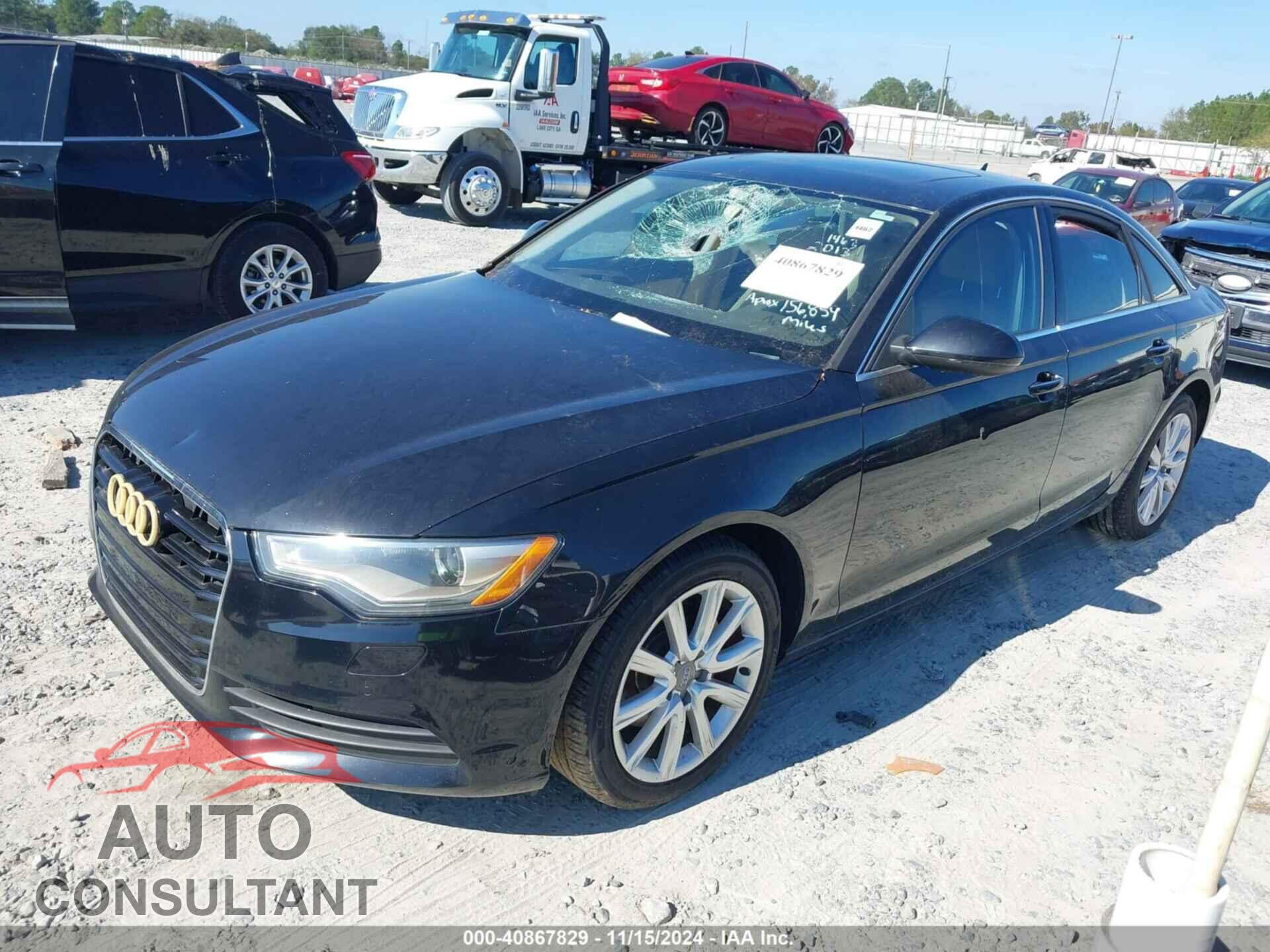 AUDI A6 2013 - WAUDFAFC2DN082407