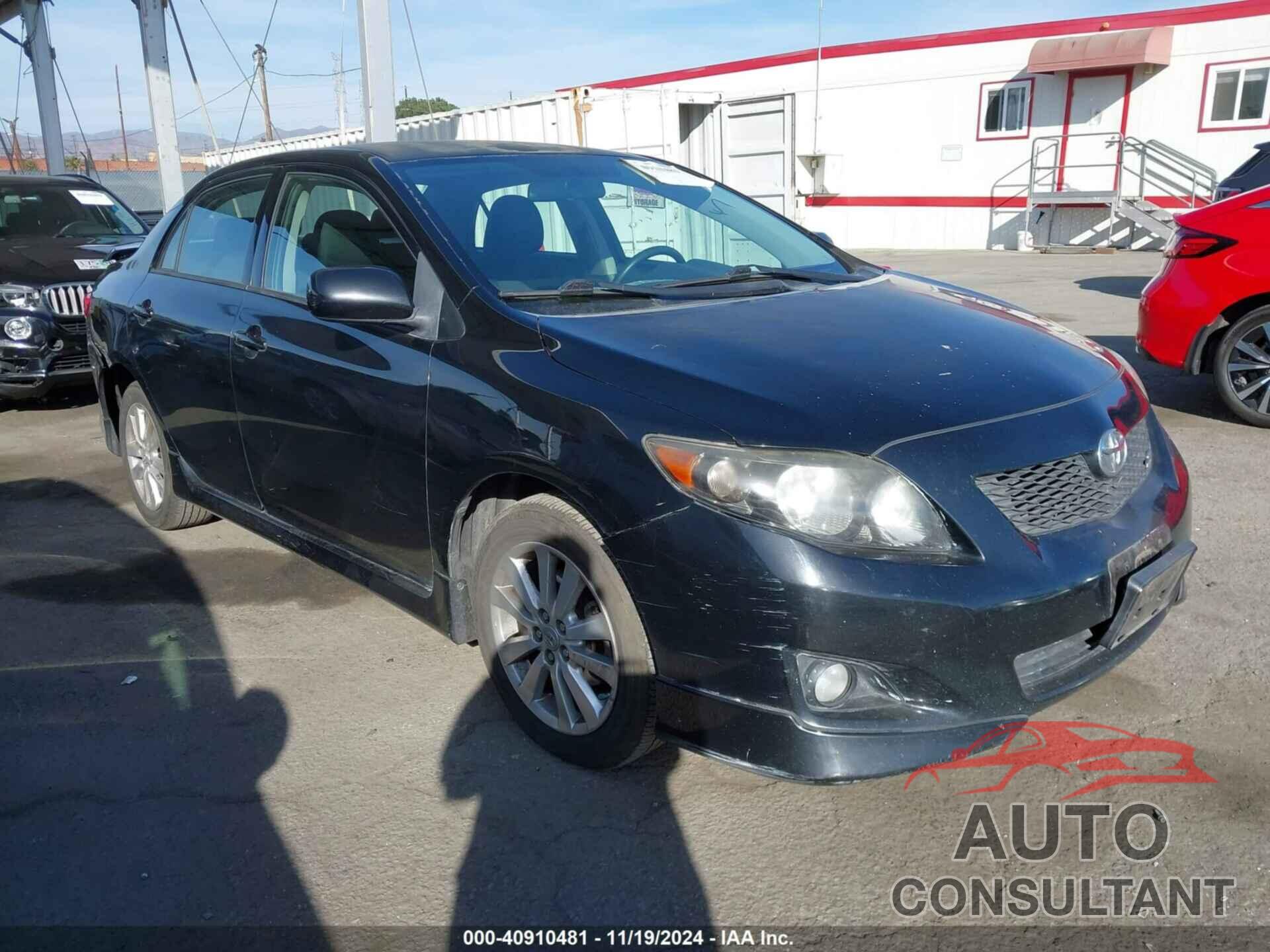 TOYOTA COROLLA 2010 - 2T1BU4EE9AC449757