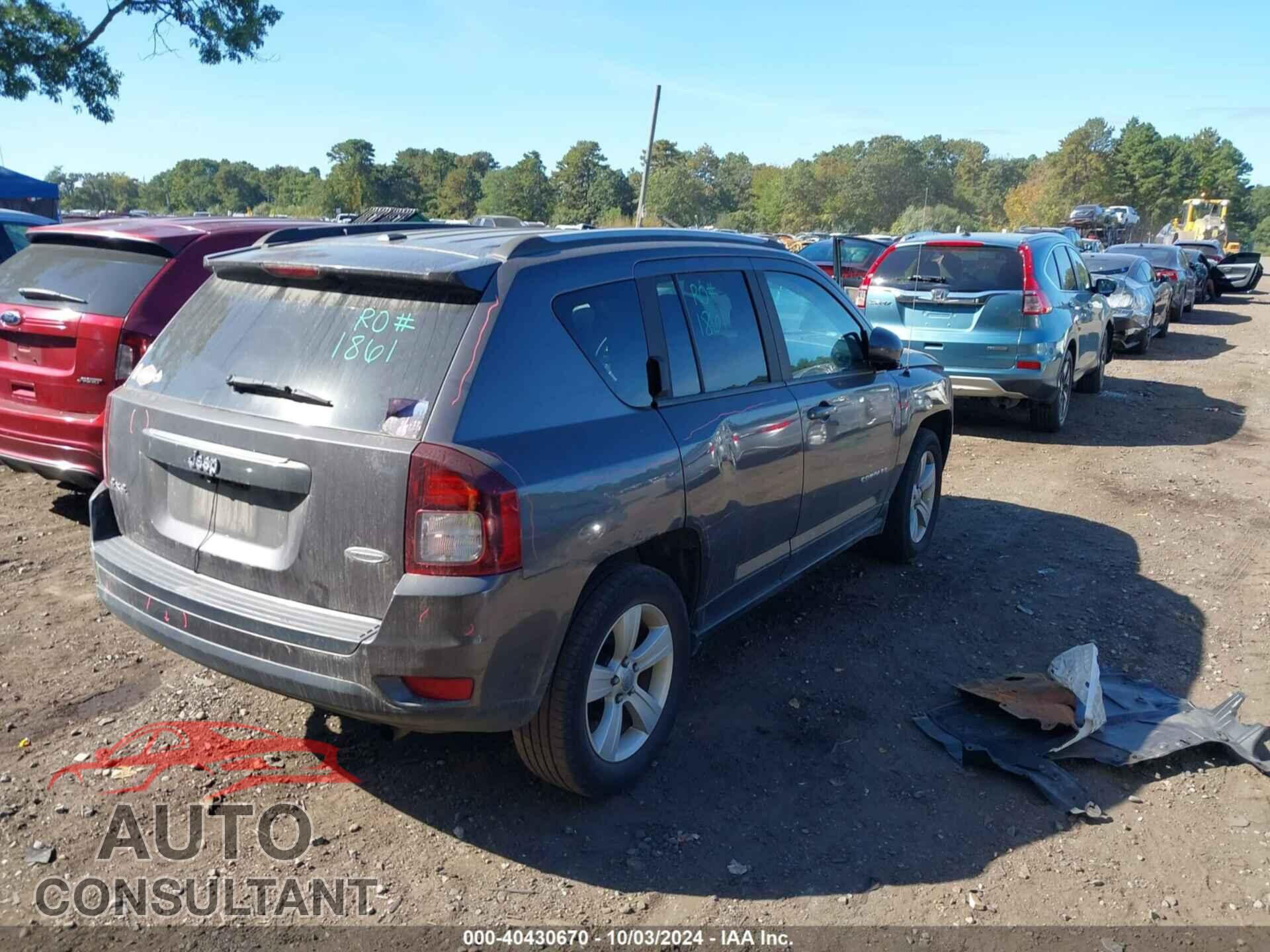 JEEP COMPASS 2017 - 1C4NJDEB9HD191118