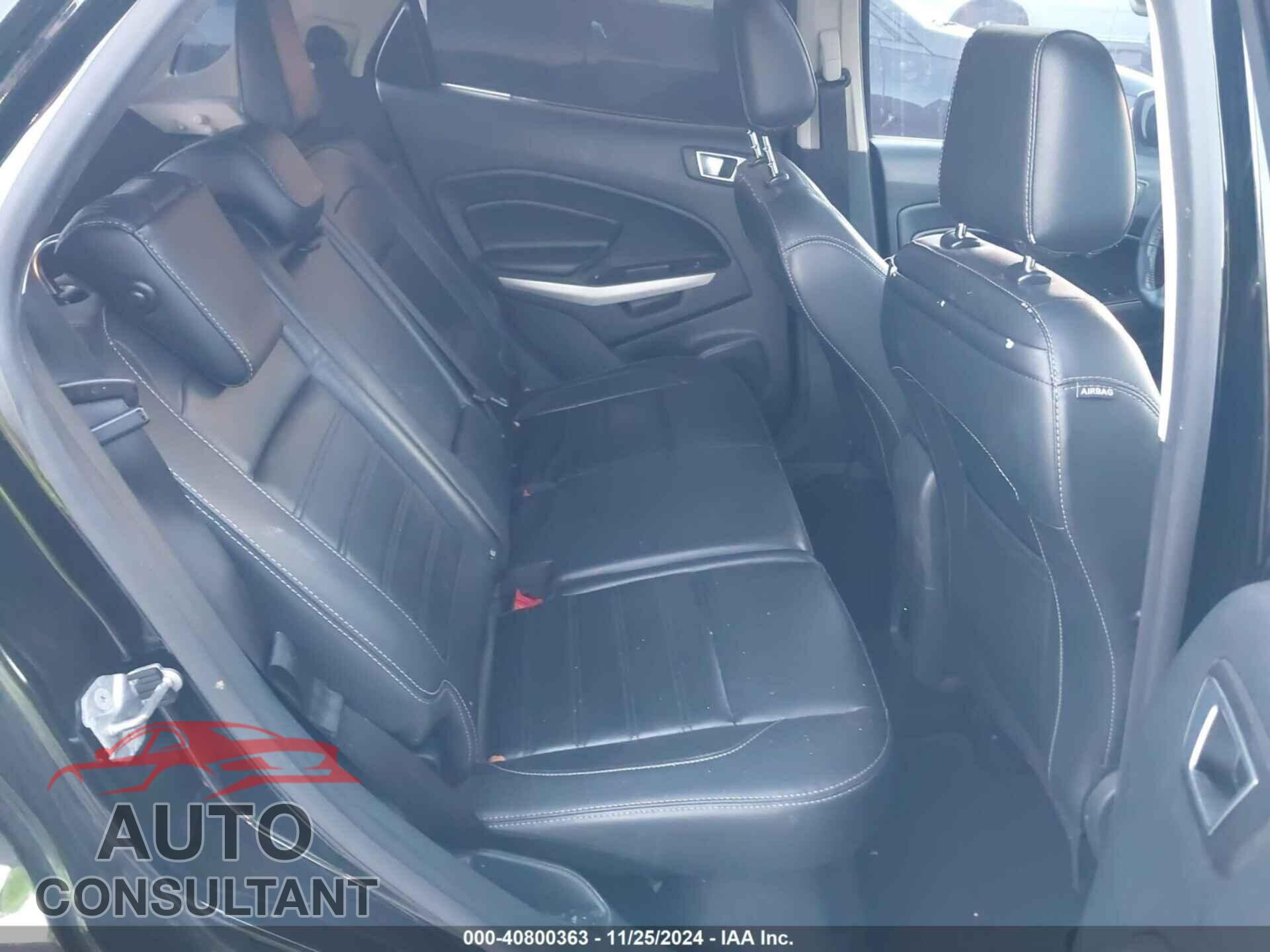 FORD ECOSPORT 2019 - MAJ6S3KL3KC256797