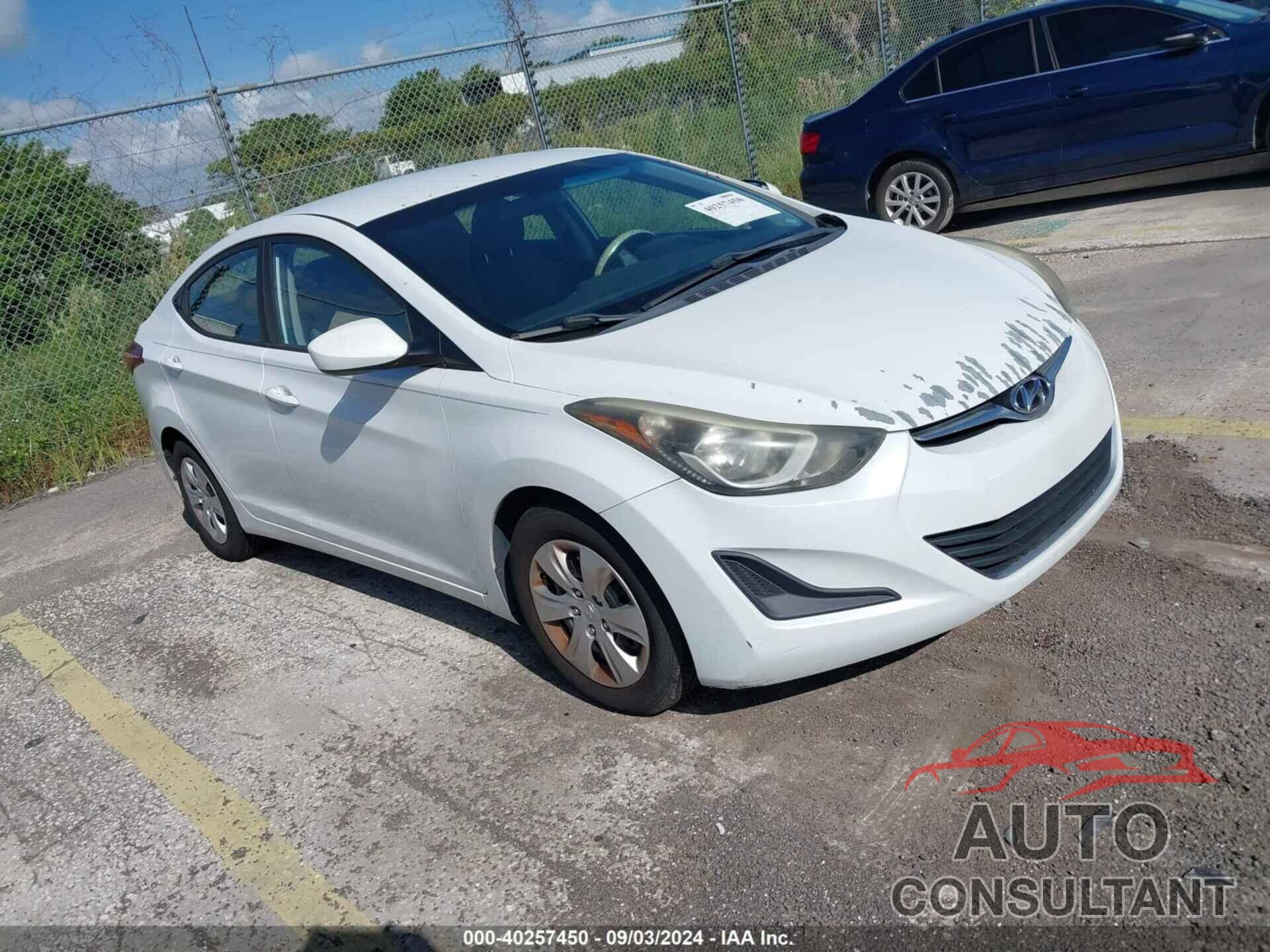 HYUNDAI ELANTRA 2016 - 5NPDH4AE6GH666546