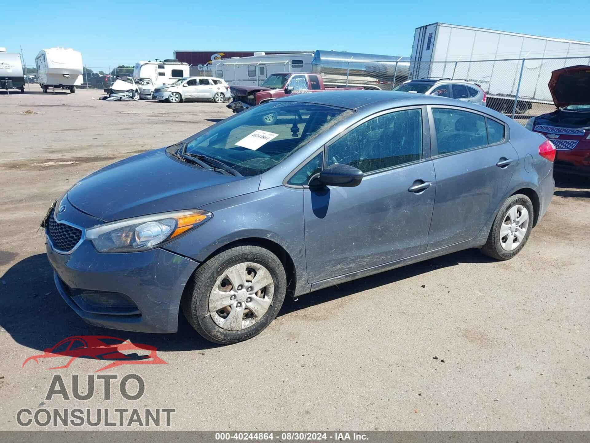 KIA FORTE 2016 - KNAFK4A68G5610558