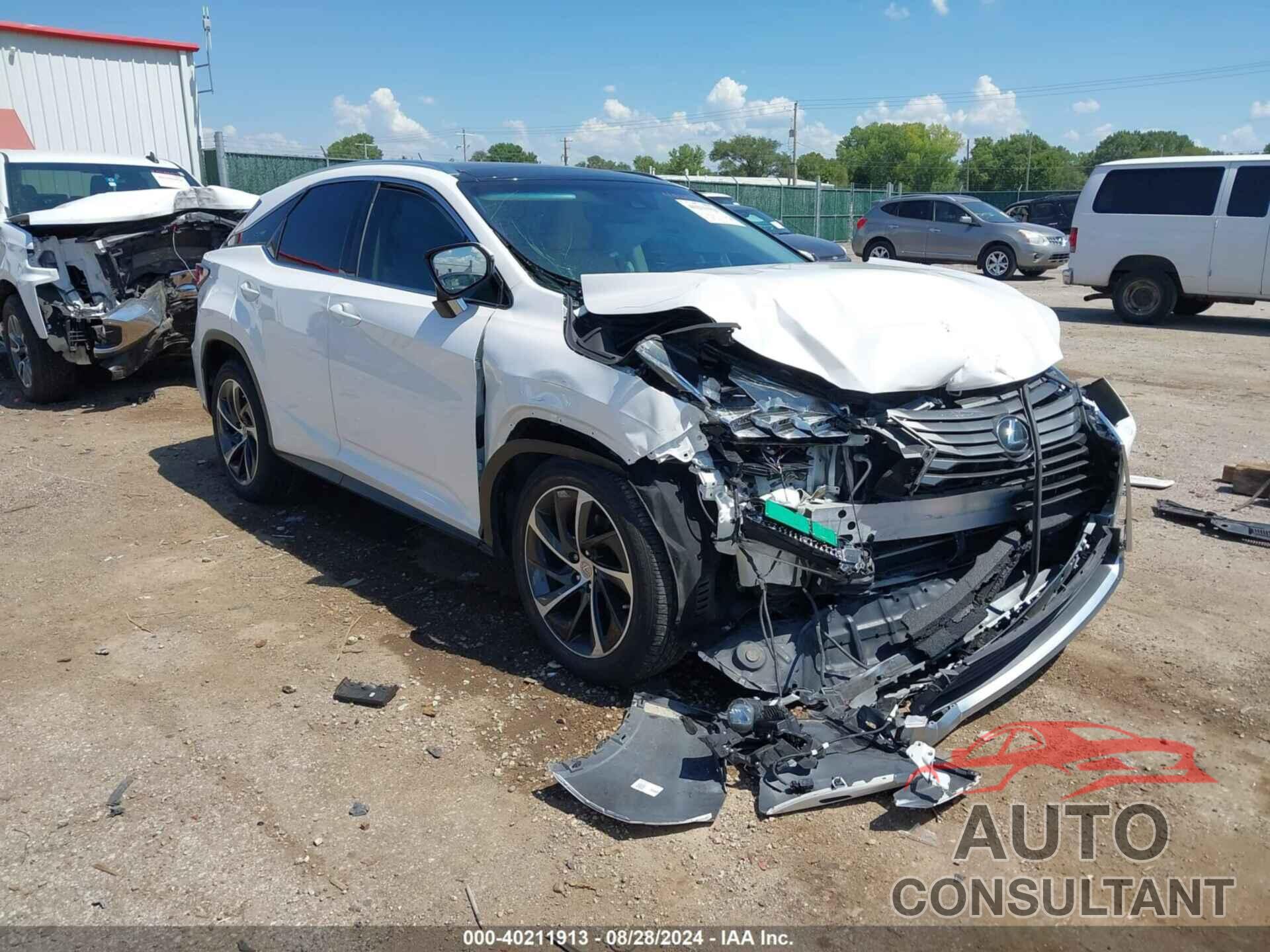 LEXUS RX 350 2017 - 2T2BZMCA6HC060193