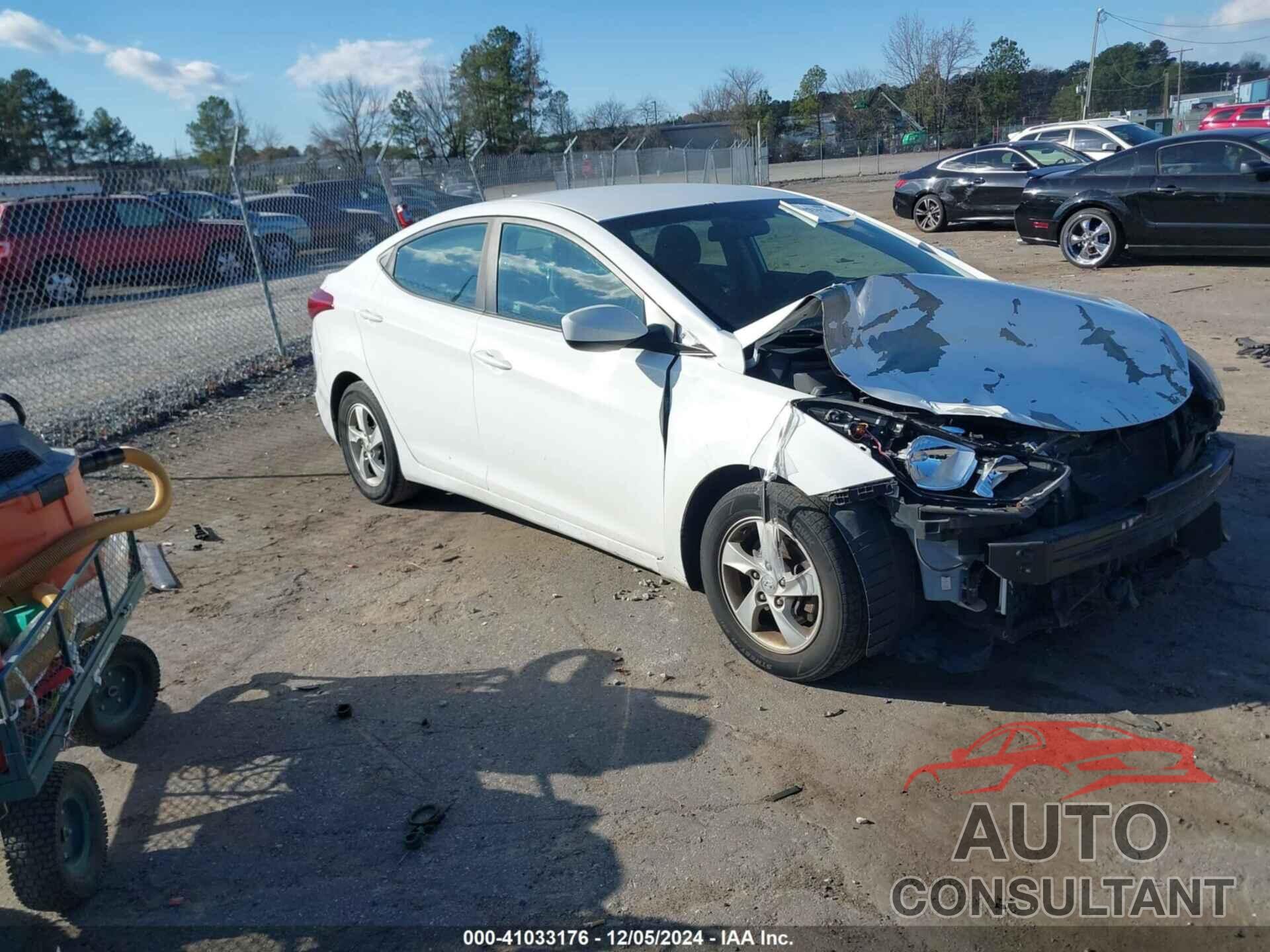 HYUNDAI ELANTRA 2014 - 5NPDH4AE4EH512477