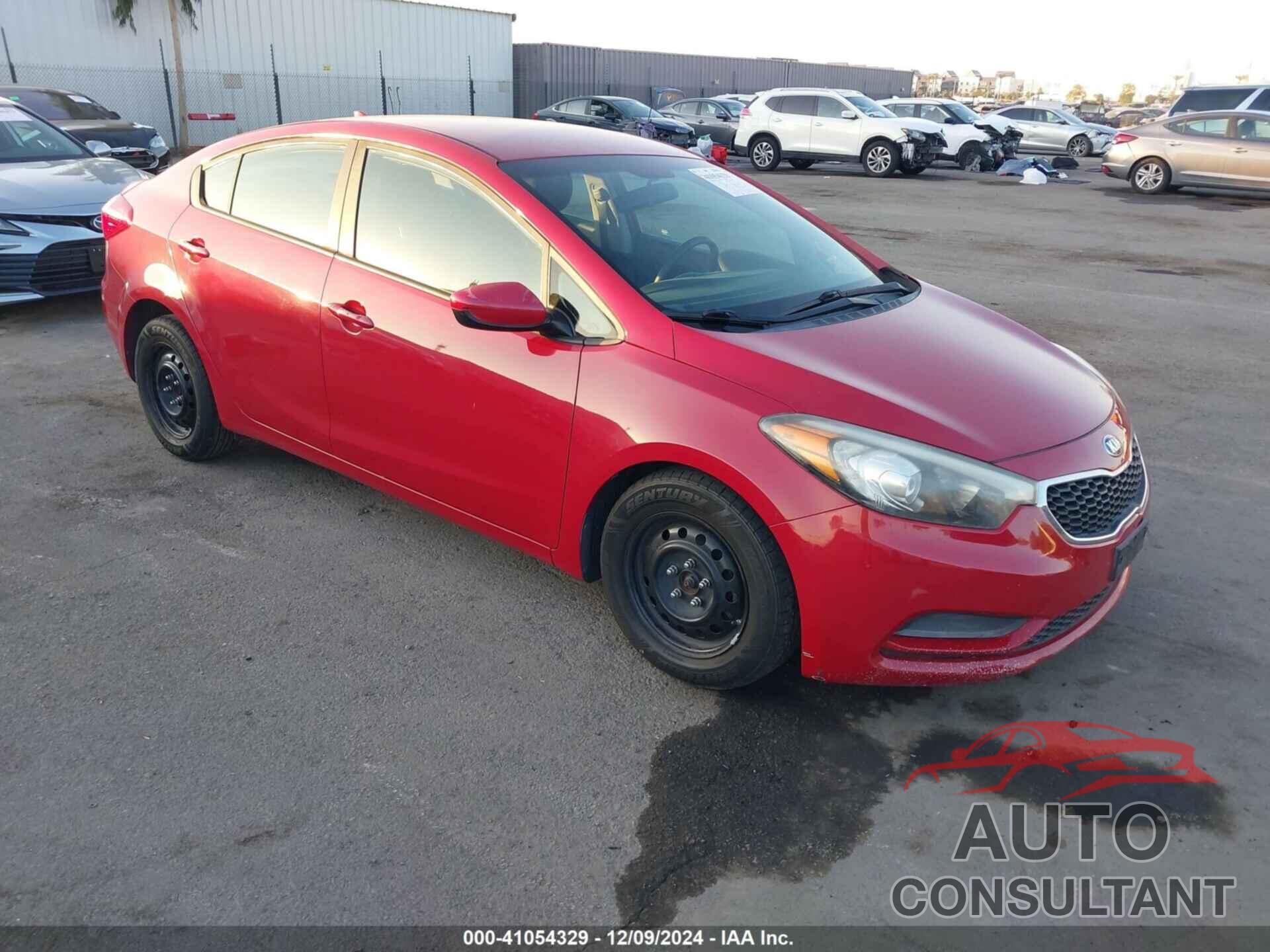 KIA FORTE 2016 - KNAFK4A66G5597907