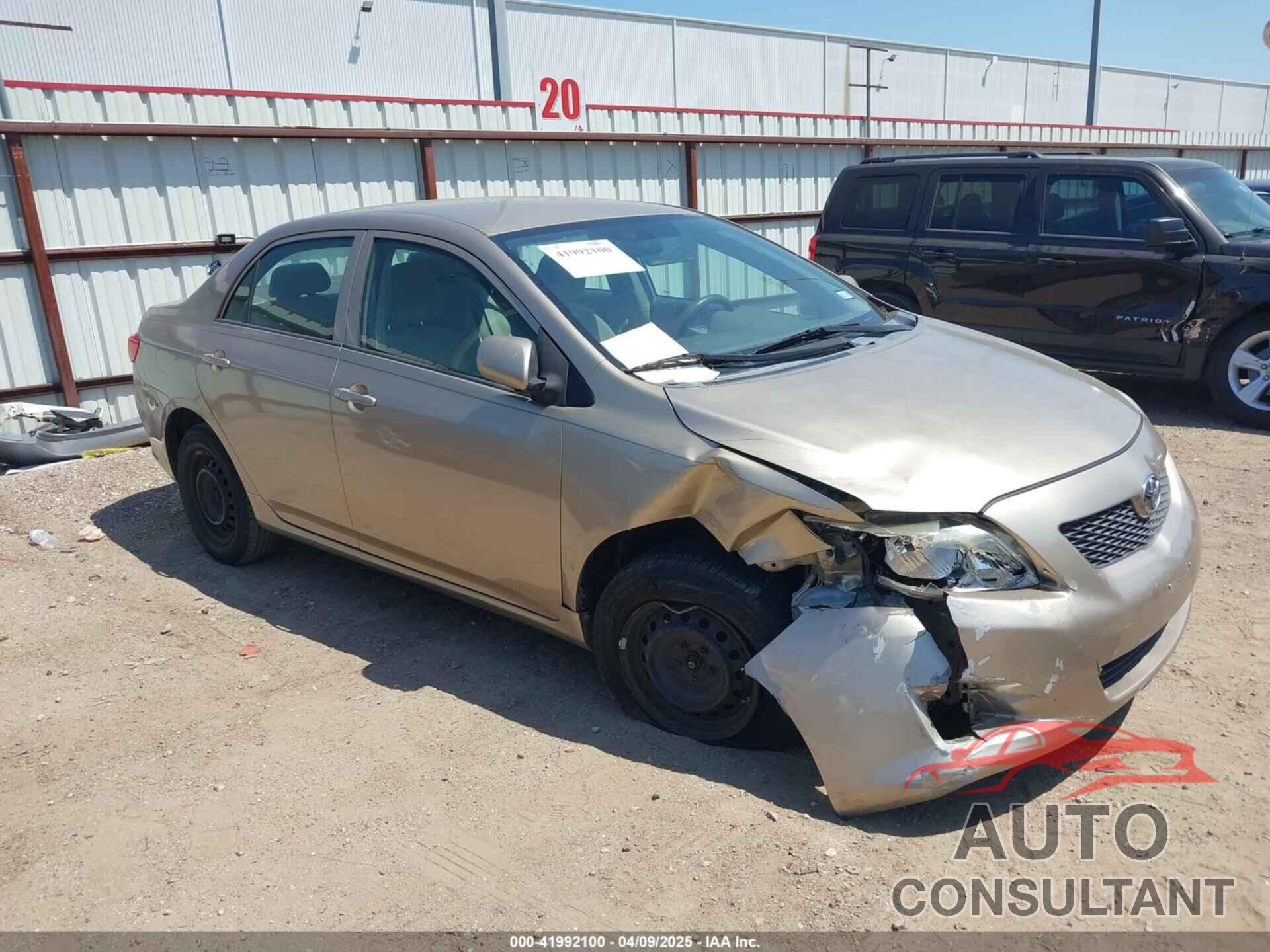 TOYOTA COROLLA 2010 - 1NXBU4EE8AZ237771