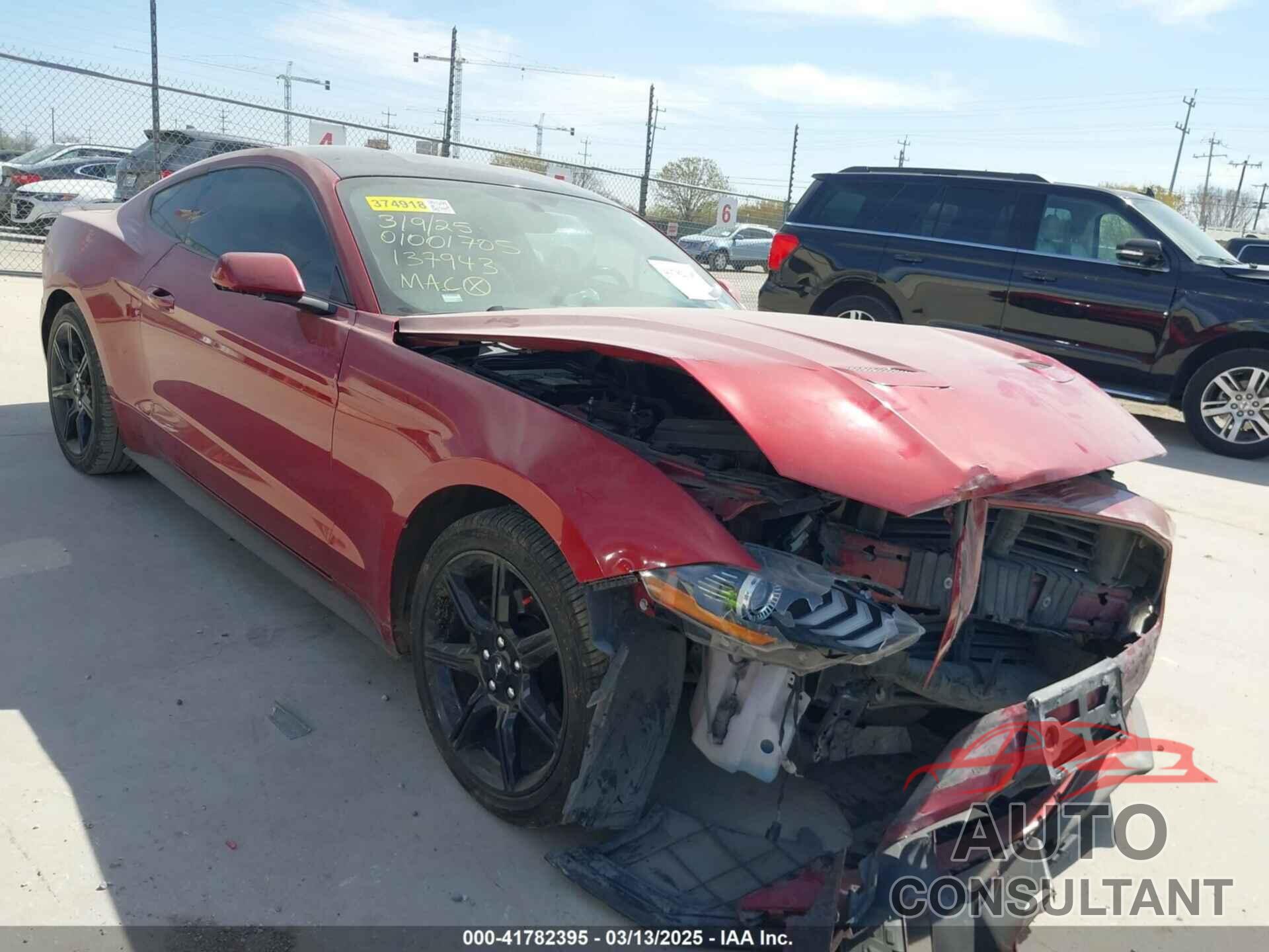 FORD MUSTANG 2018 - 1FA6P8TH2J5137943