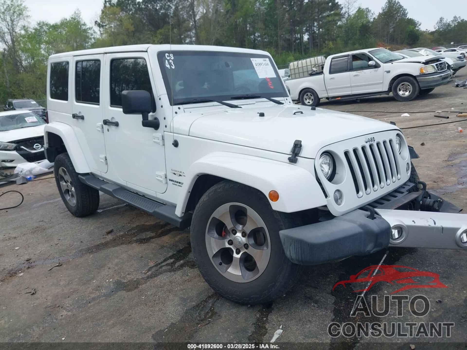 JEEP WRANGLER UNLIMITED 2017 - 1C4BJWEG3HL752719