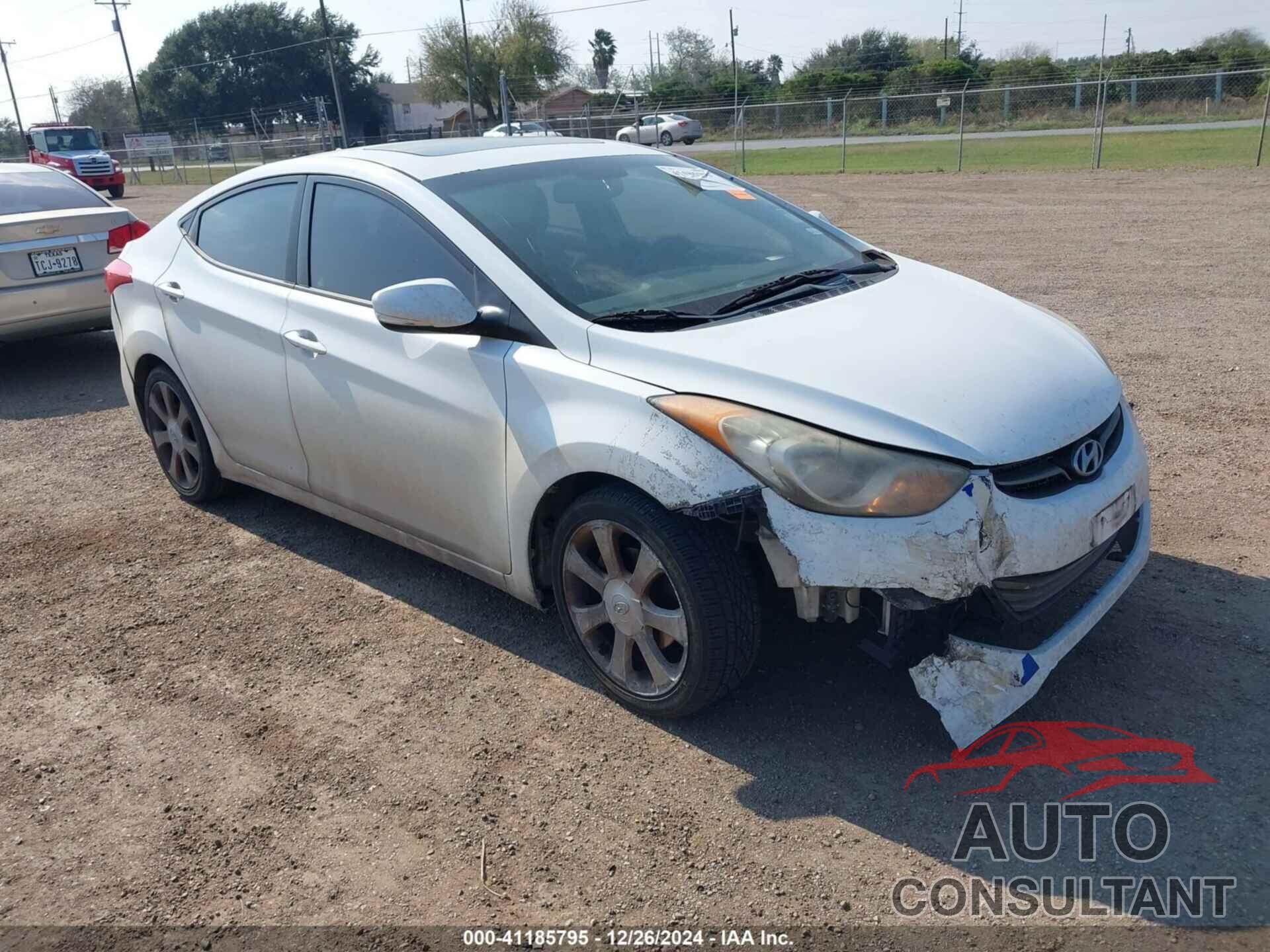 HYUNDAI ELANTRA 2012 - 5NPDH4AE9CH082460