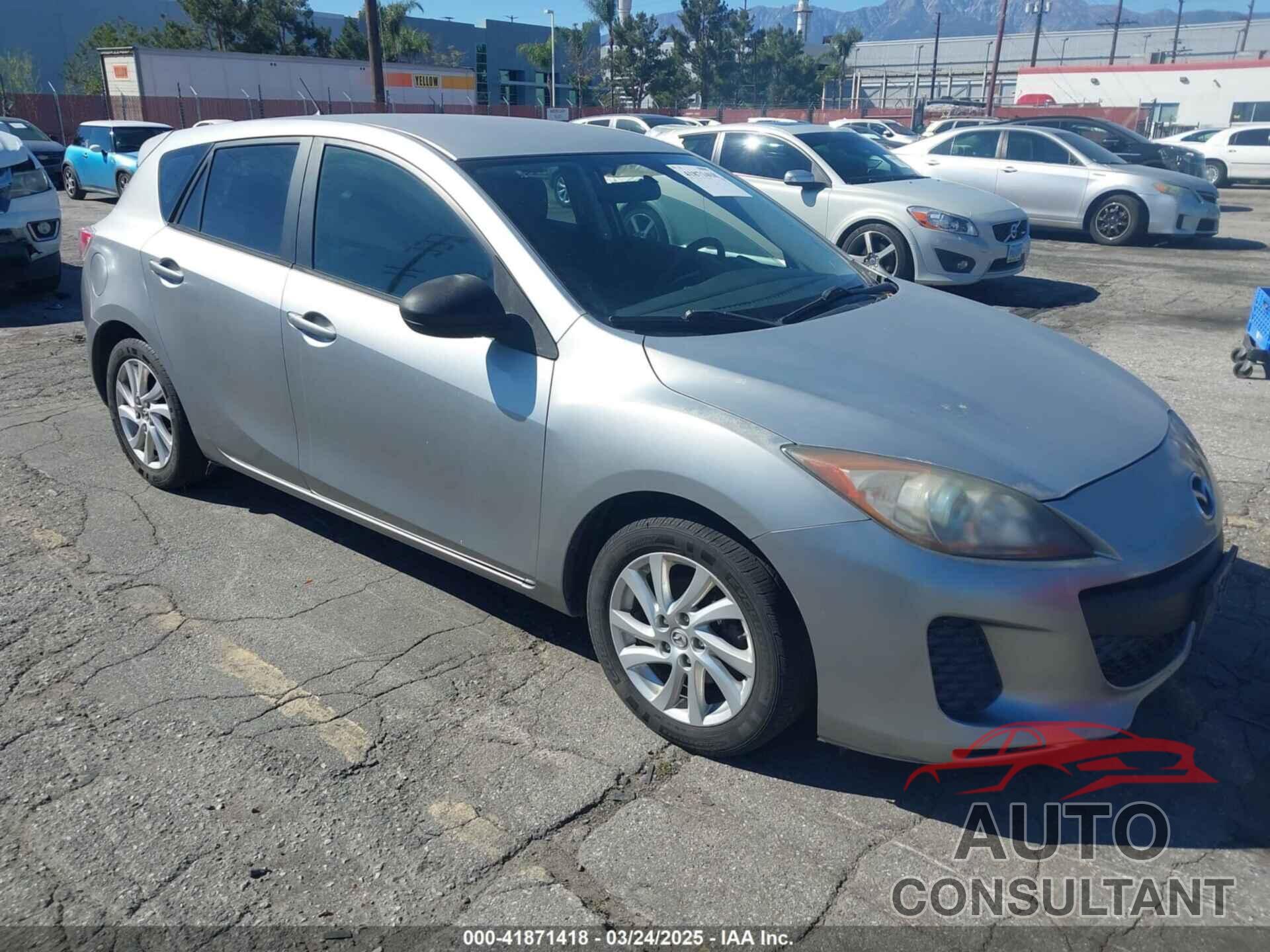 MAZDA MAZDA3 2012 - JM1BL1L87C1609141