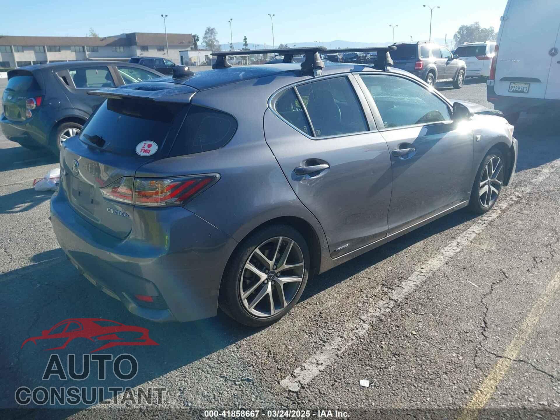 LEXUS CT 200H 2016 - JTHKD5BH4G2258564