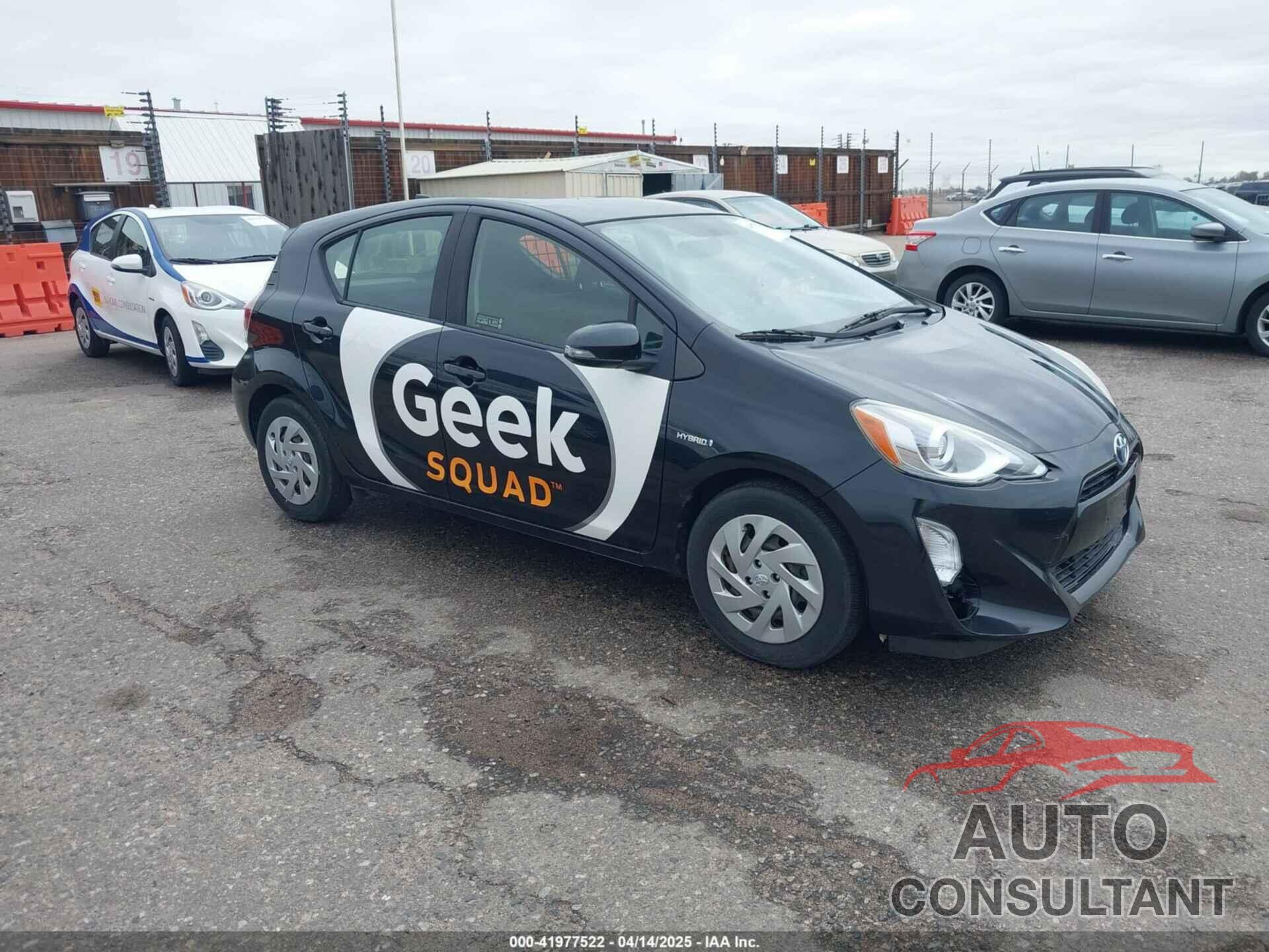 TOYOTA PRIUS C 2016 - JTDKDTB33G1120885