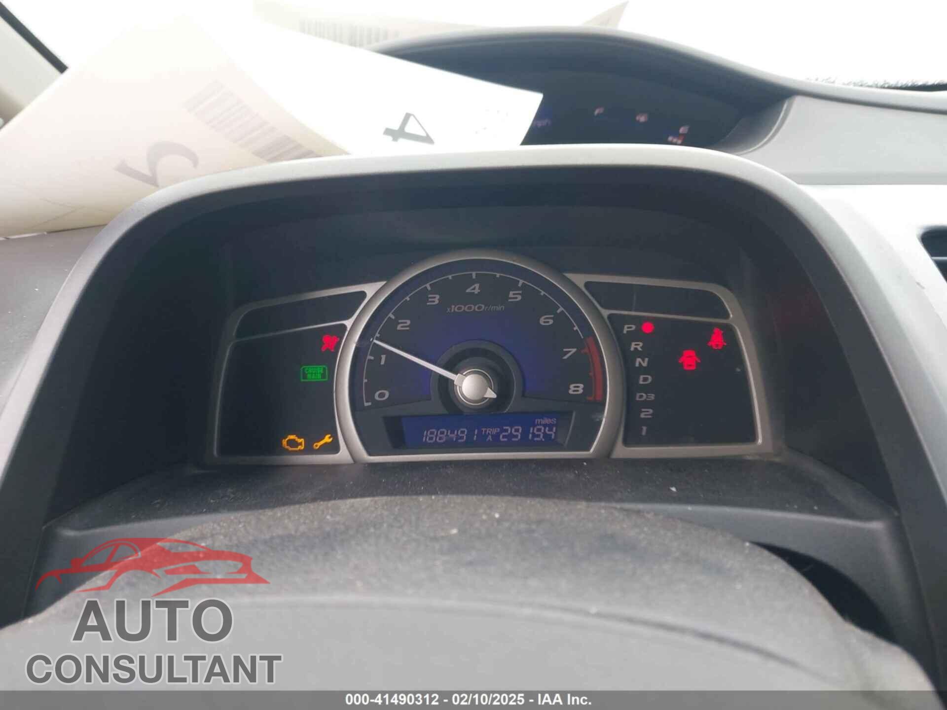 HONDA CIVIC 2010 - 19XFA1F5XAE029384
