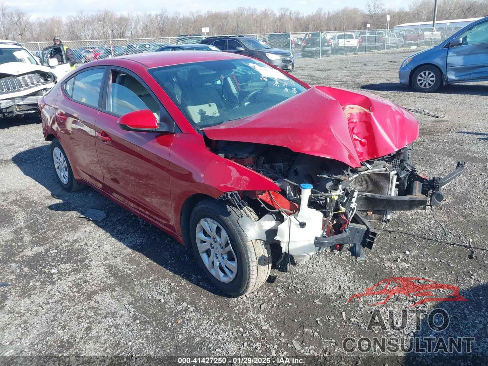 HYUNDAI ELANTRA 2017 - 5NPD74LF2HH148704