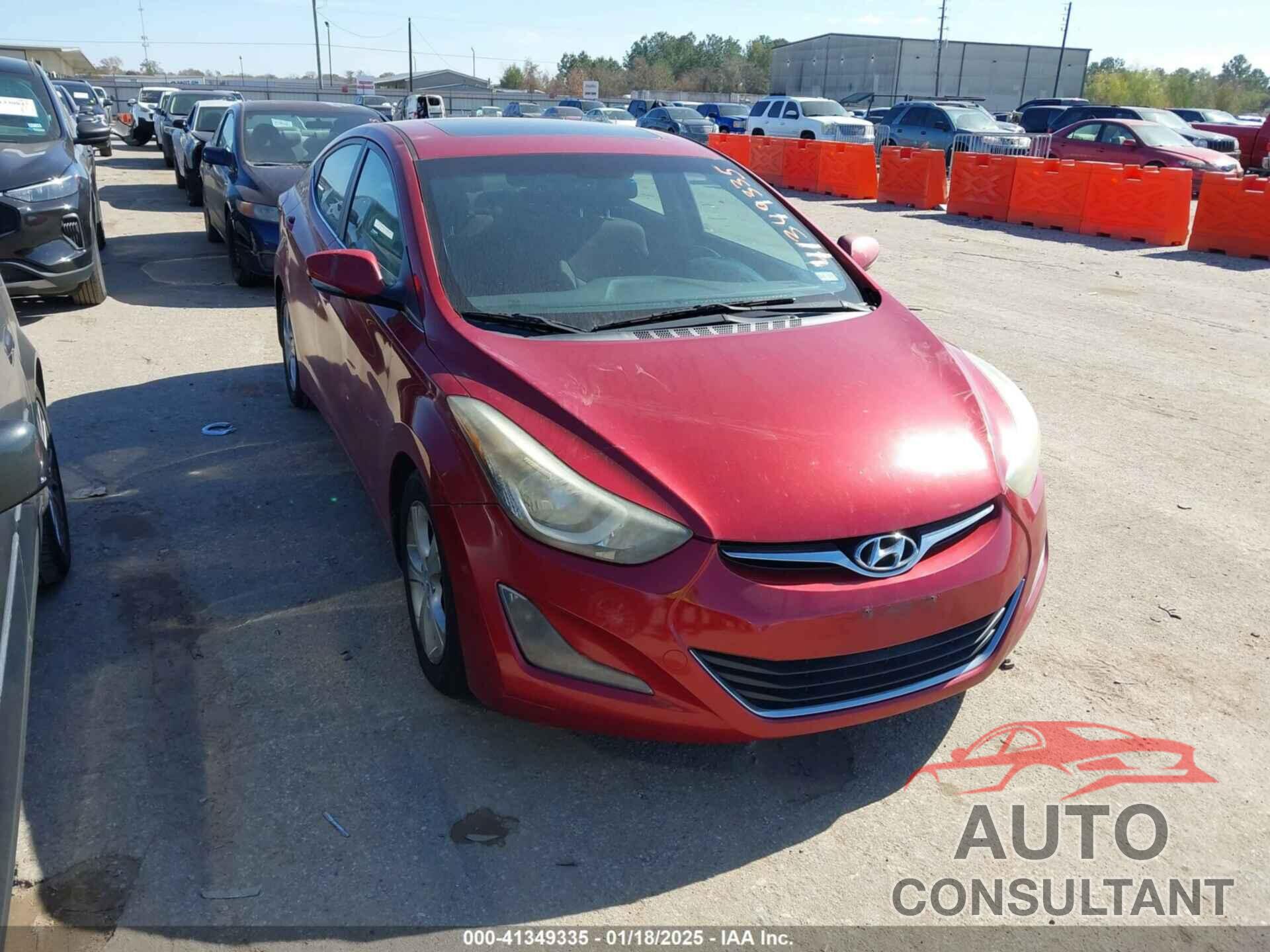 HYUNDAI ELANTRA 2016 - KMHDH4AE0GU641997