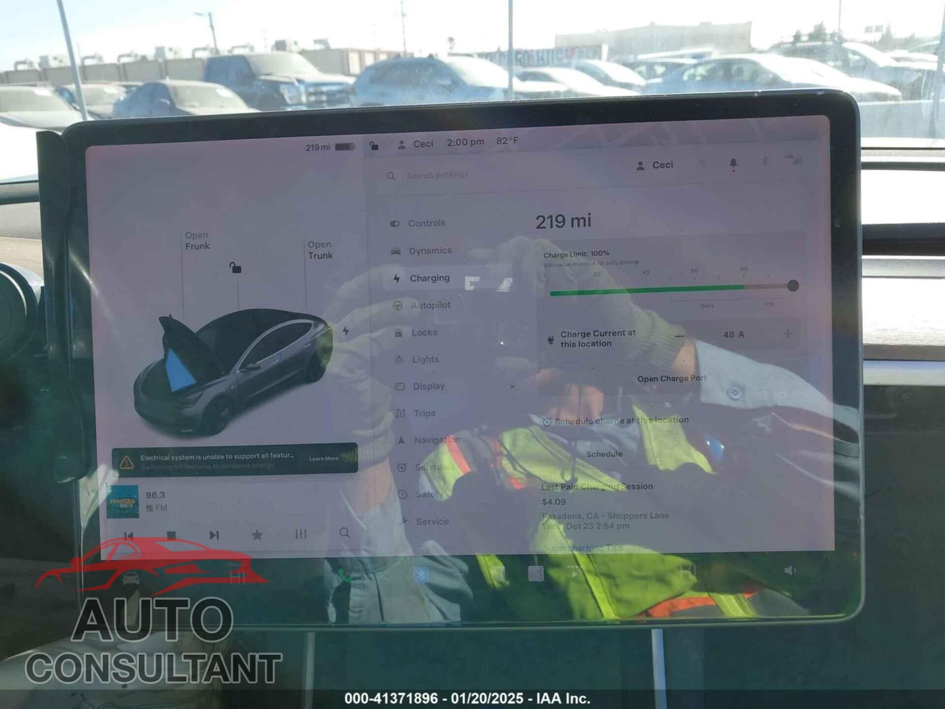 TESLA MODEL 3 2018 - 5YJ3E1EA6JF044643