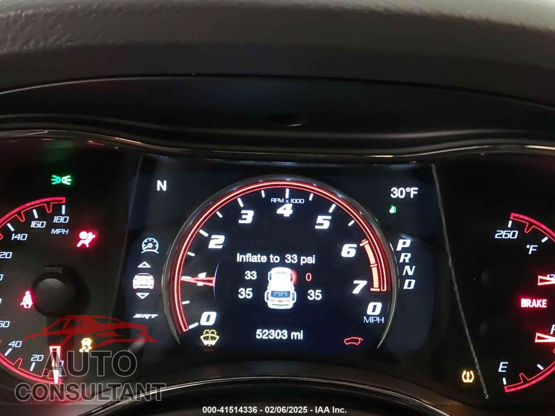 DODGE DURANGO 2019 - 1C4SDJGJ3KC633305
