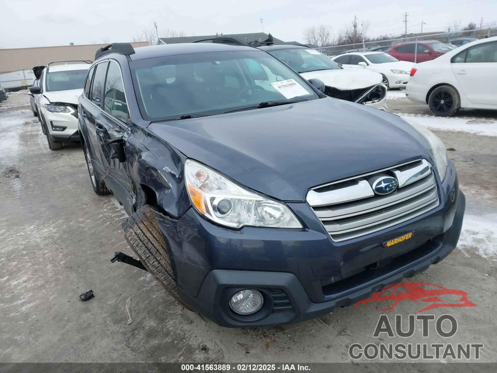 SUBARU OUTBACK 2014 - 4S4BRCCC3E3300493