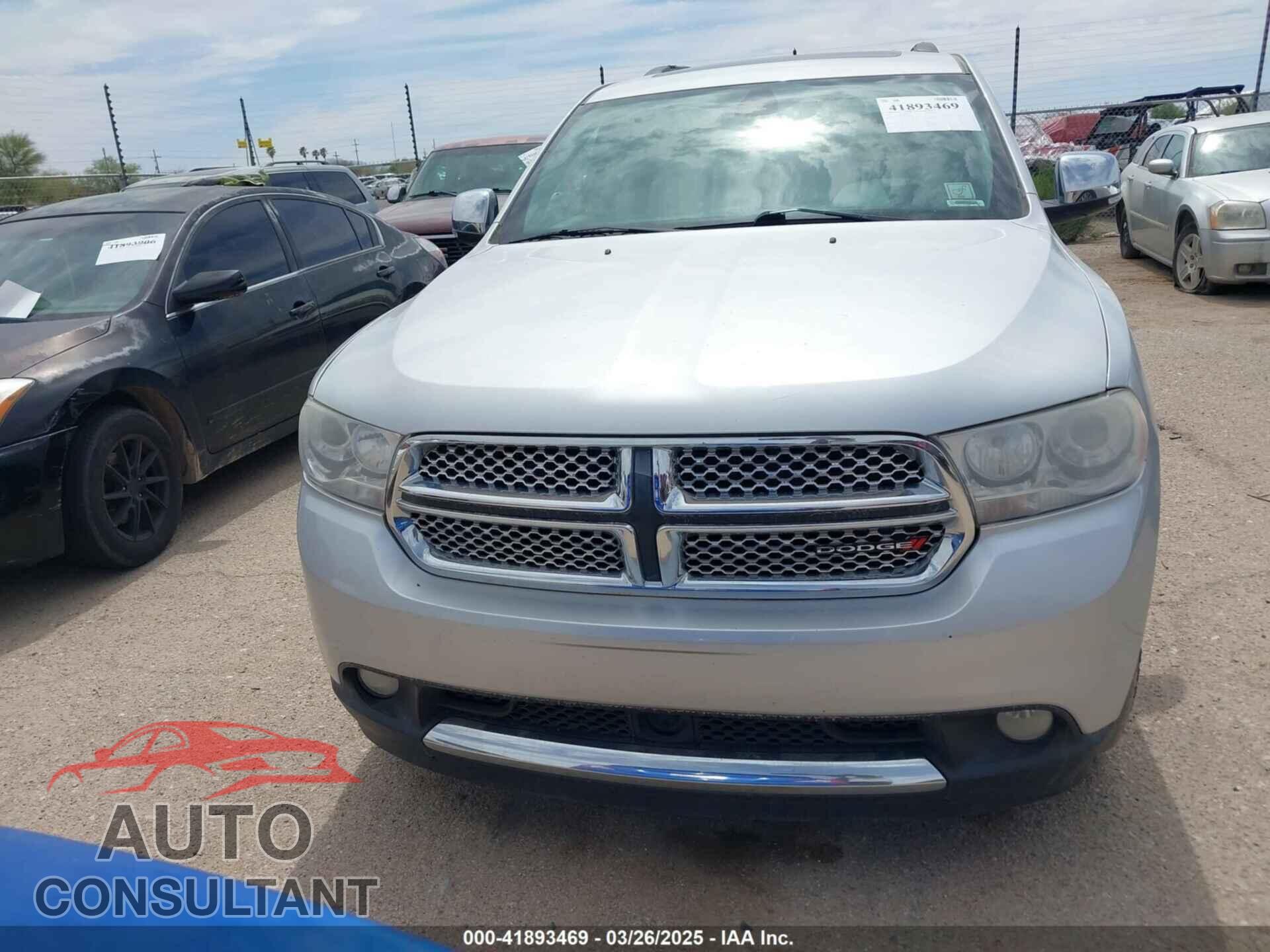 DODGE DURANGO 2013 - 1C4RDHEG5DC597263