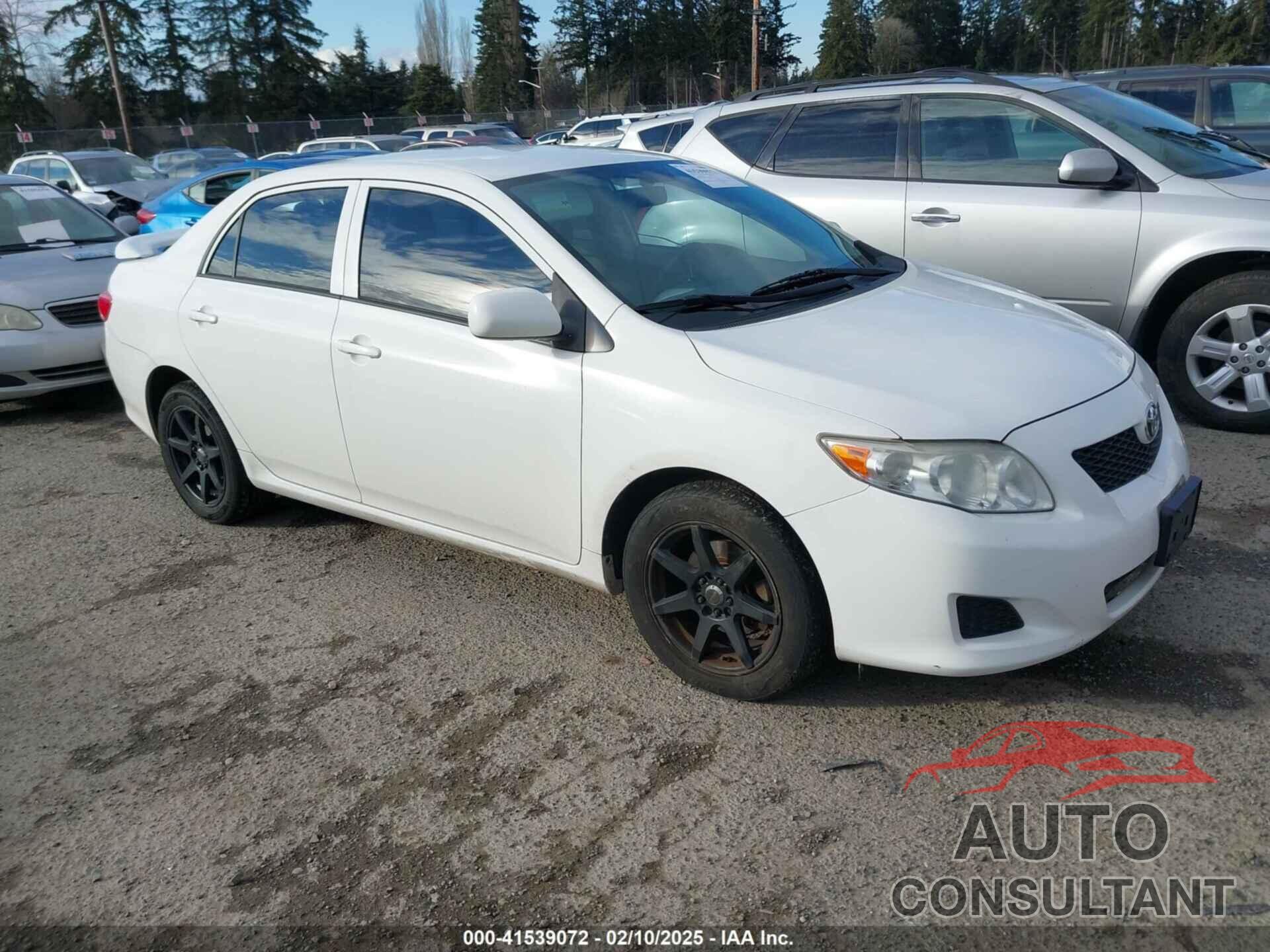 TOYOTA COROLLA 2009 - JTDBL40E699023228