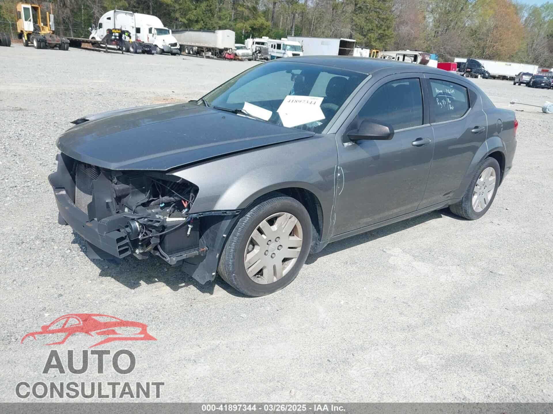 DODGE AVENGER 2013 - 1C3CDZAB7DN575831