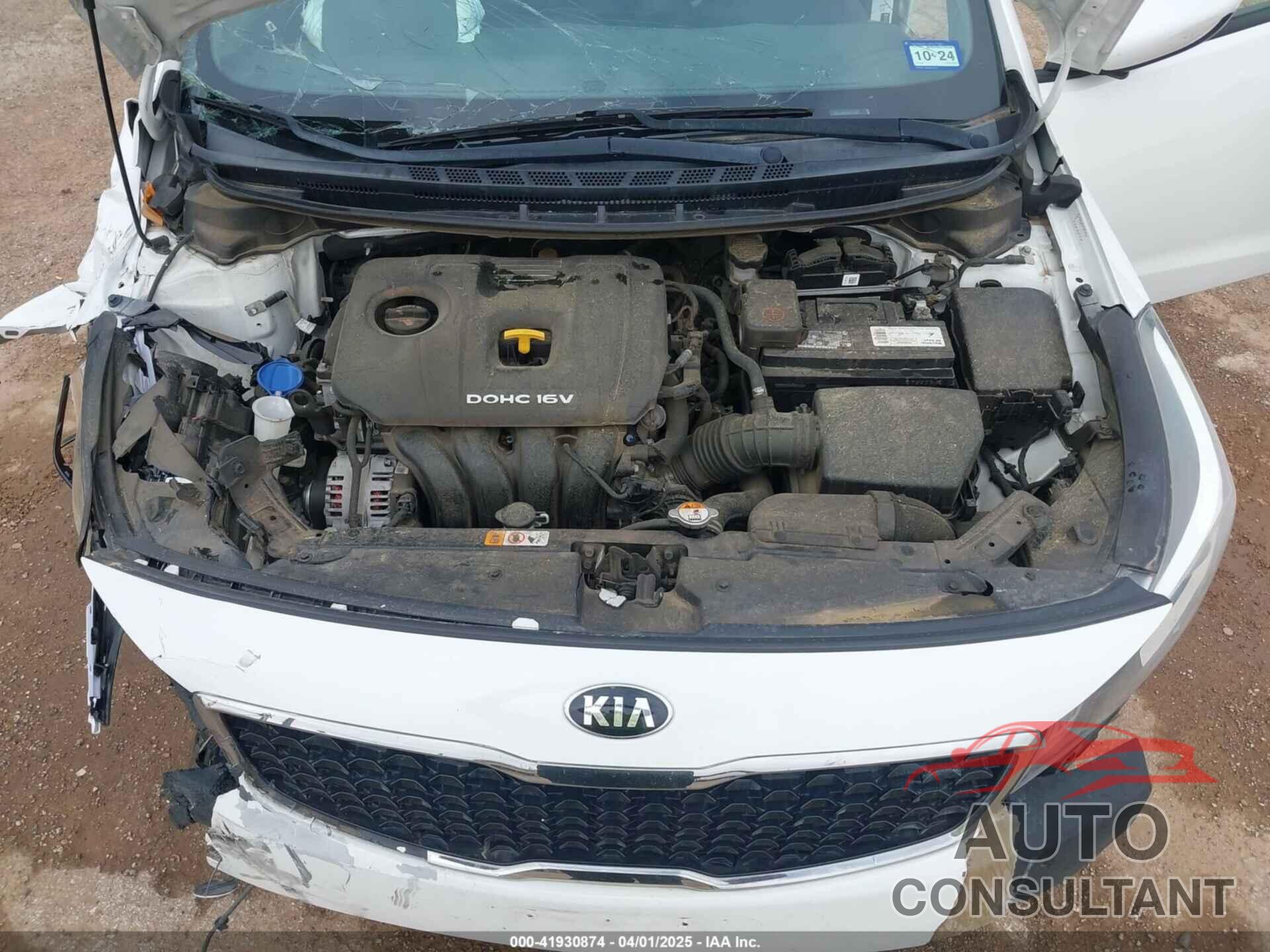KIA FORTE 2017 - 3KPFL4A76HE072067