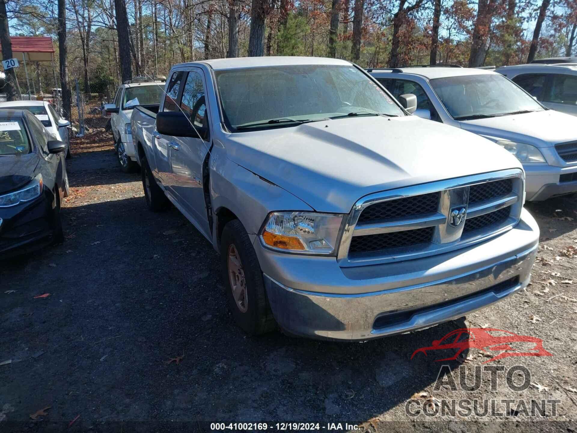 DODGE RAM 1500 2009 - 1D3HB18P19S802313
