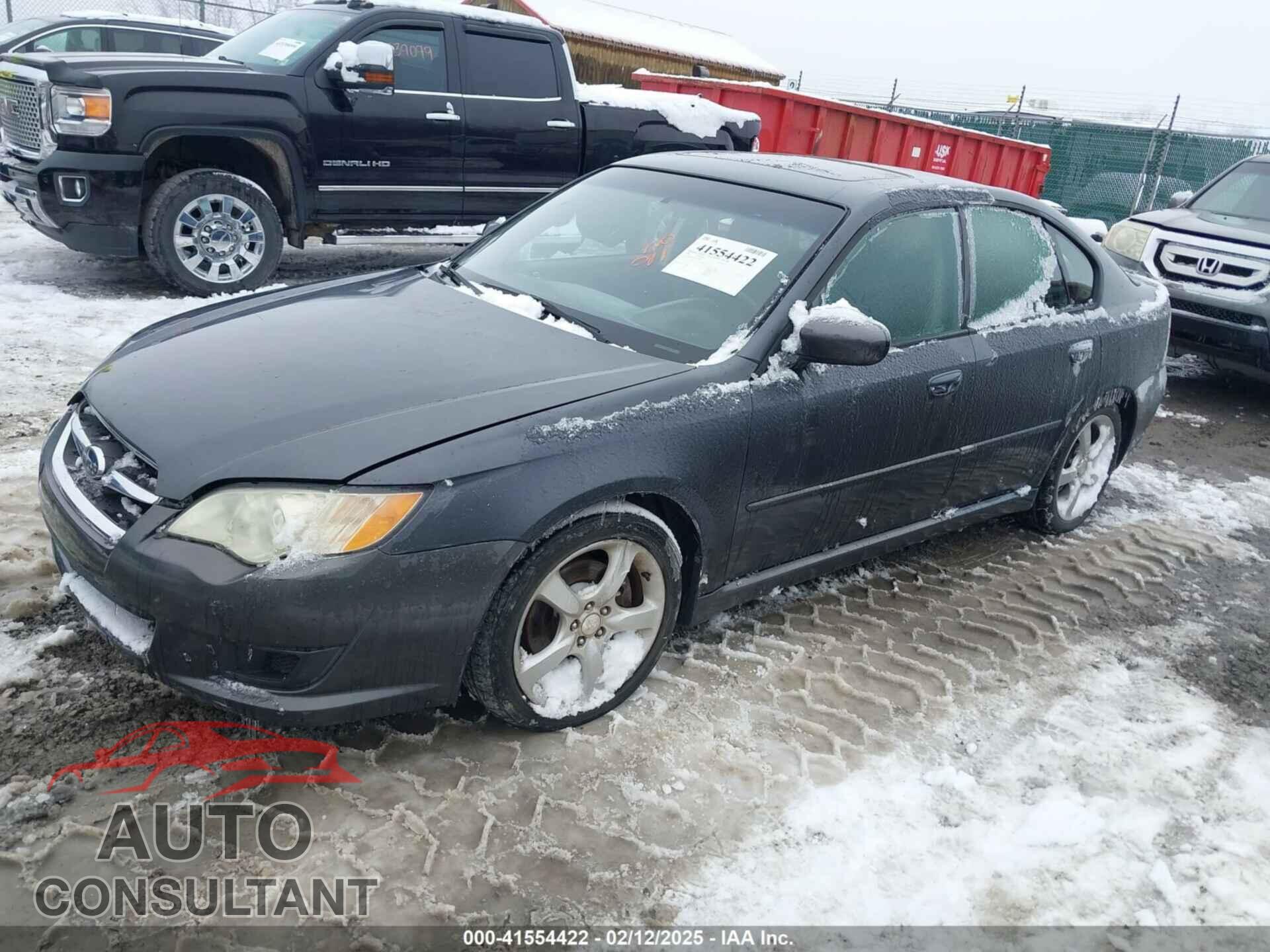 SUBARU LEGACY 2009 - 4S3BL616097210009
