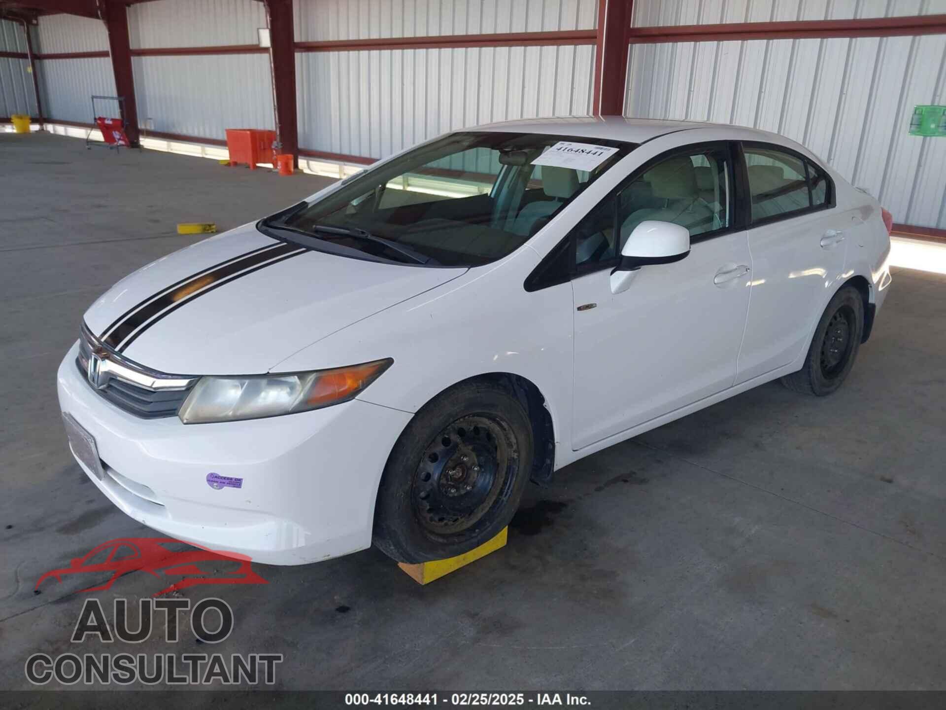 HONDA CIVIC 2012 - 19XFB5F57CE001033