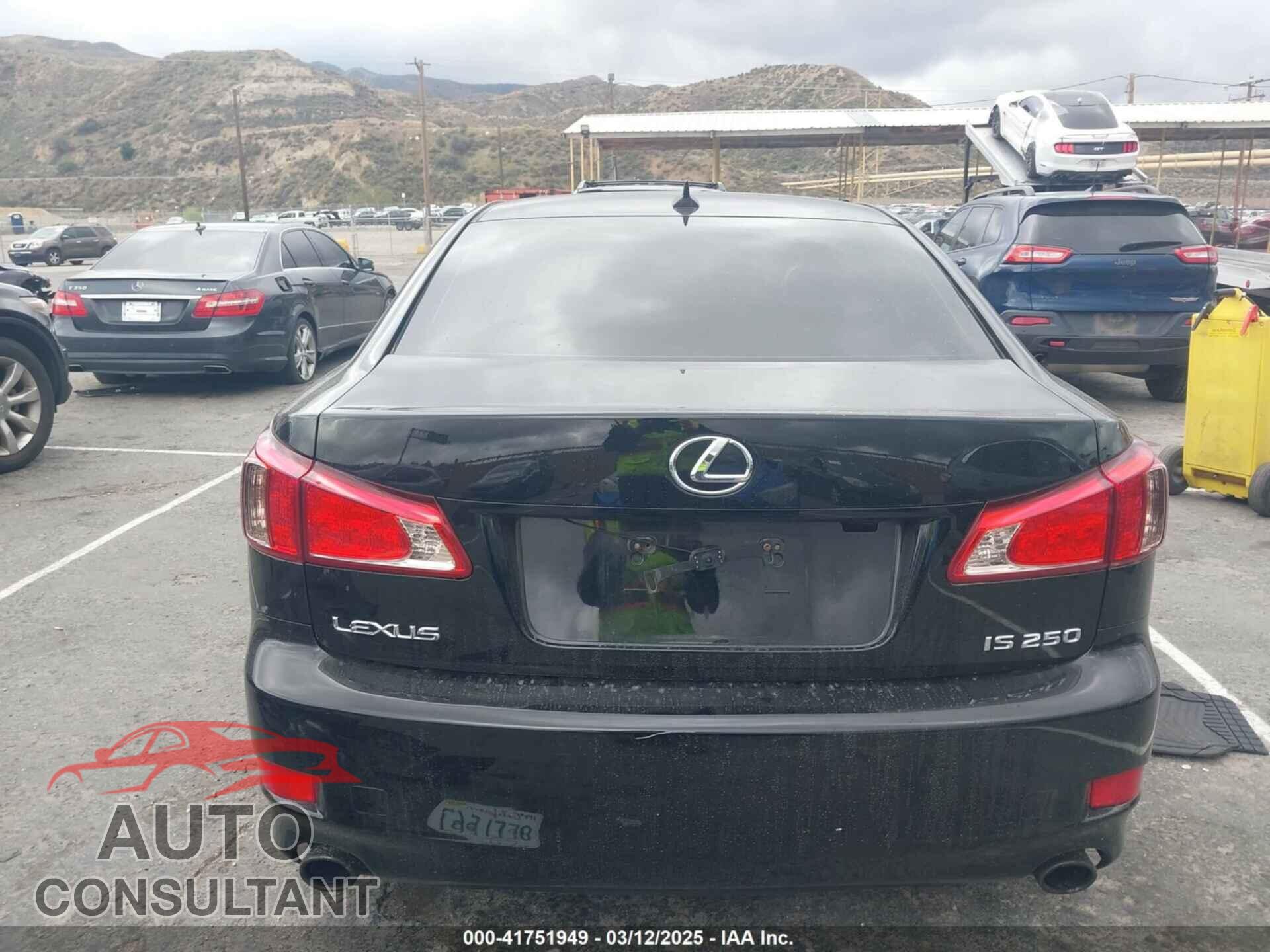 LEXUS IS 250 2012 - JTHBF5C20C5171421