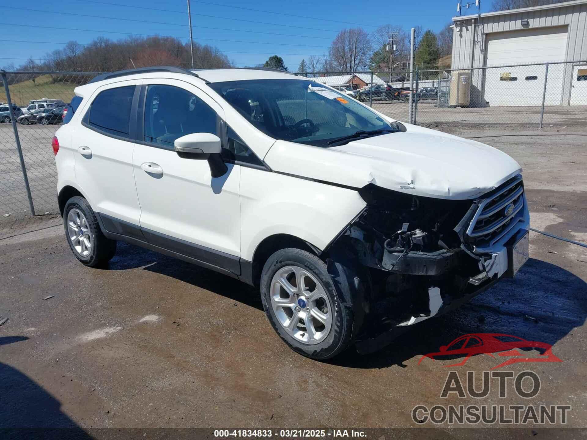 FORD ECOSPORT 2019 - MAJ6S3GL7KC305931