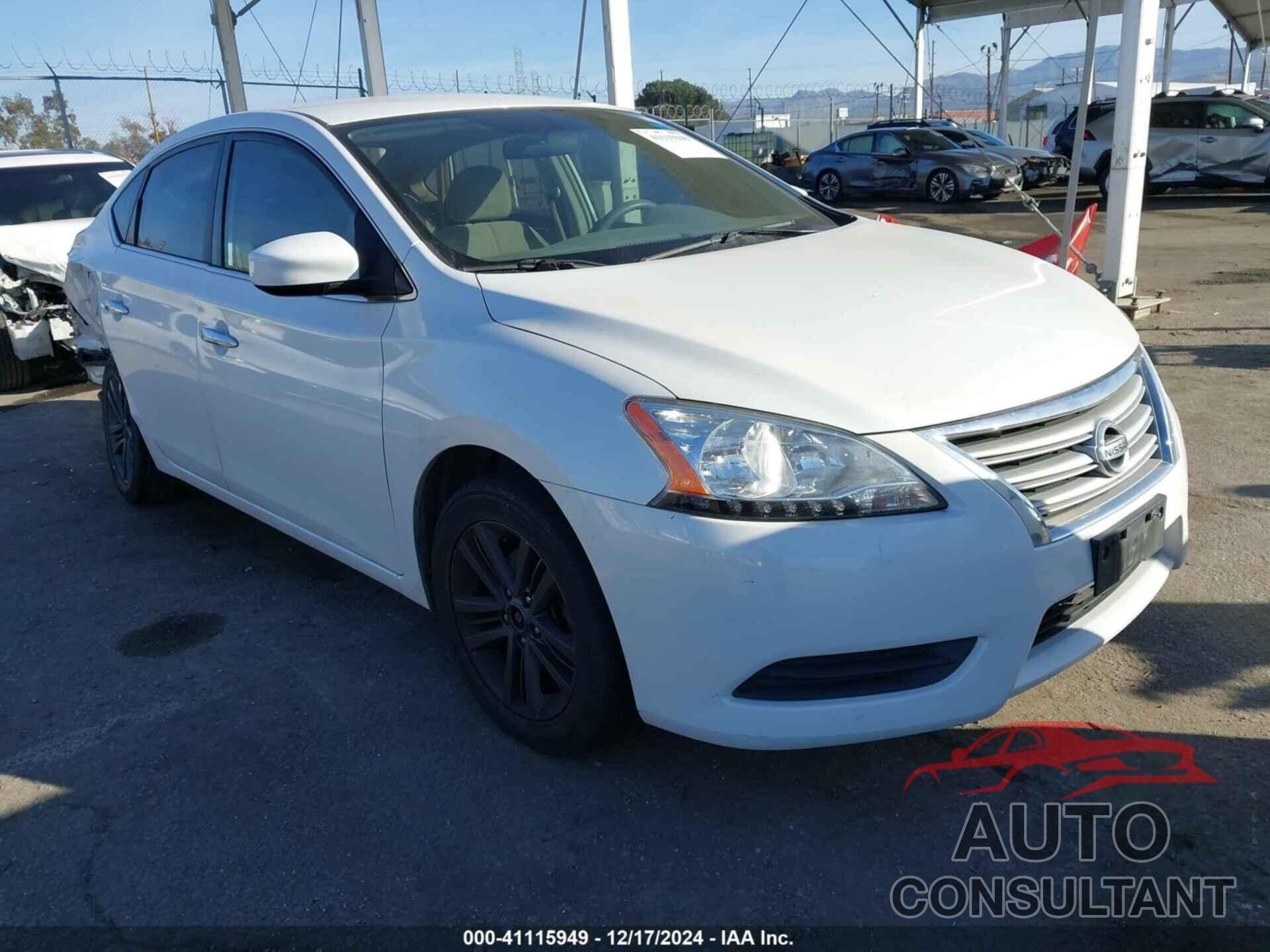NISSAN SENTRA 2013 - 3N1AB7AP9DL740015
