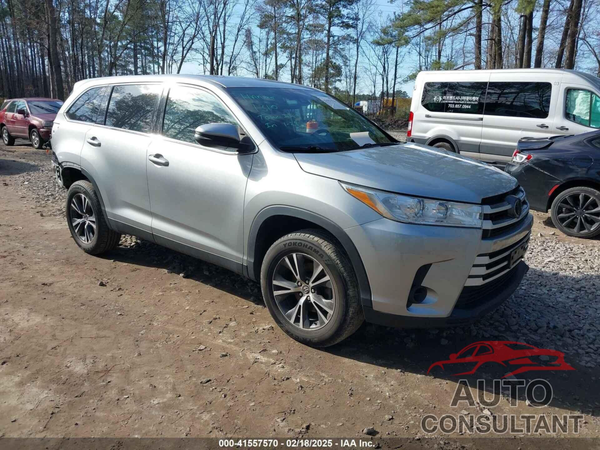 TOYOTA HIGHLANDER 2019 - 5TDZZRFH9KS305057