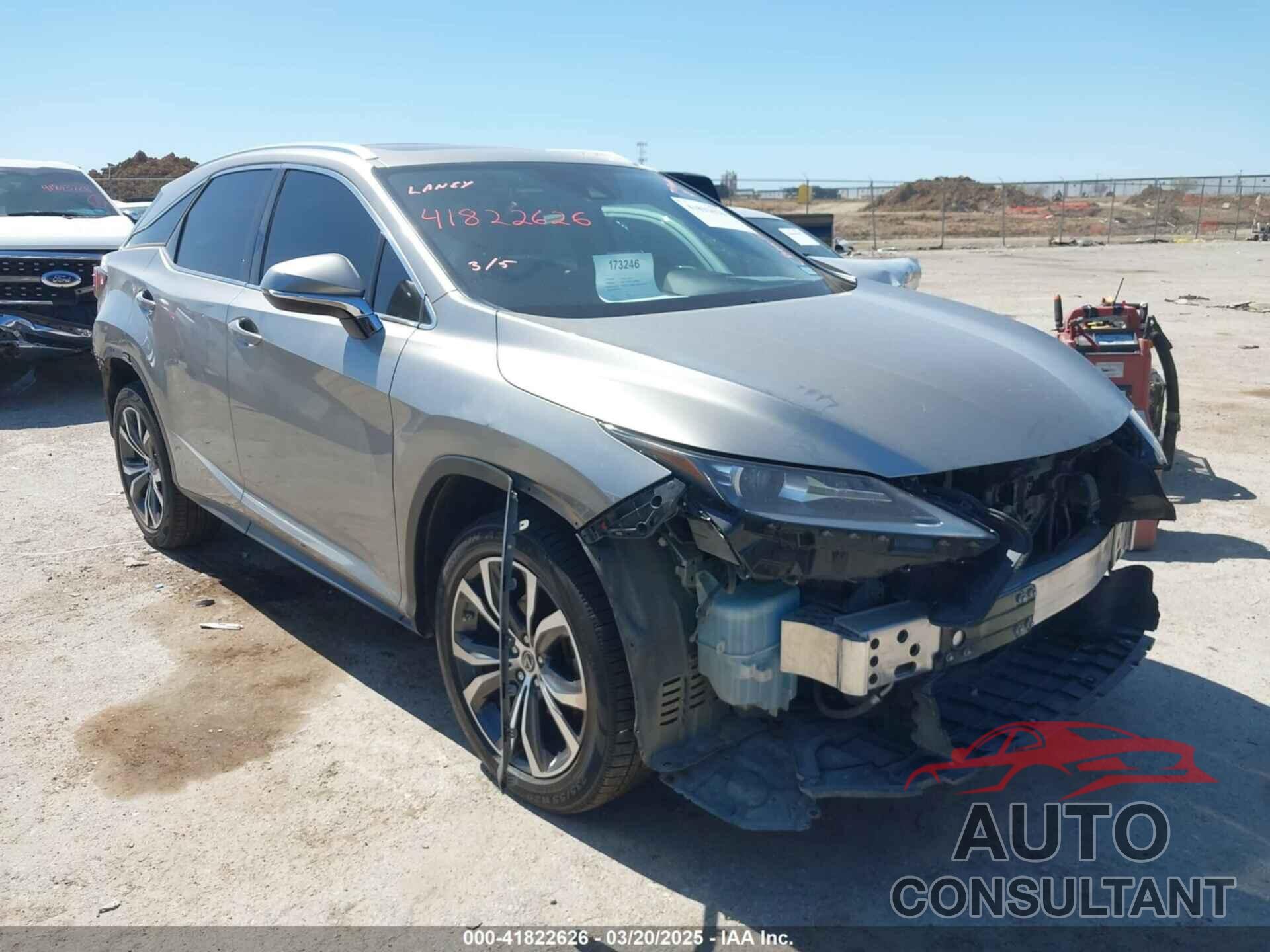 LEXUS RX 350 2020 - 2T2HZMAA3LC168454