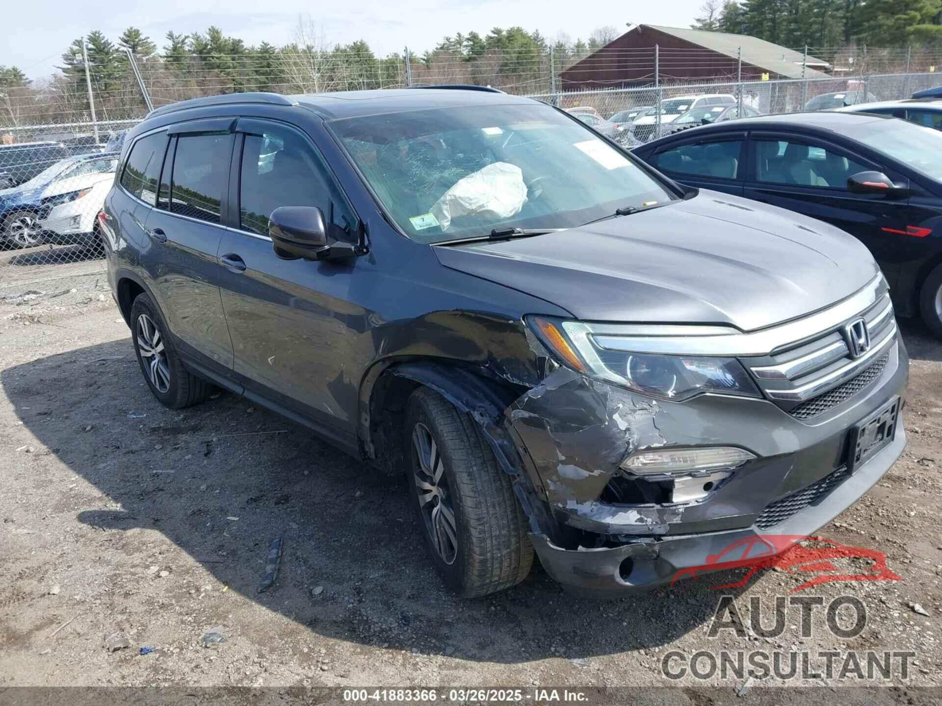 HONDA PILOT 2017 - 5FNYF6H5XHB009029