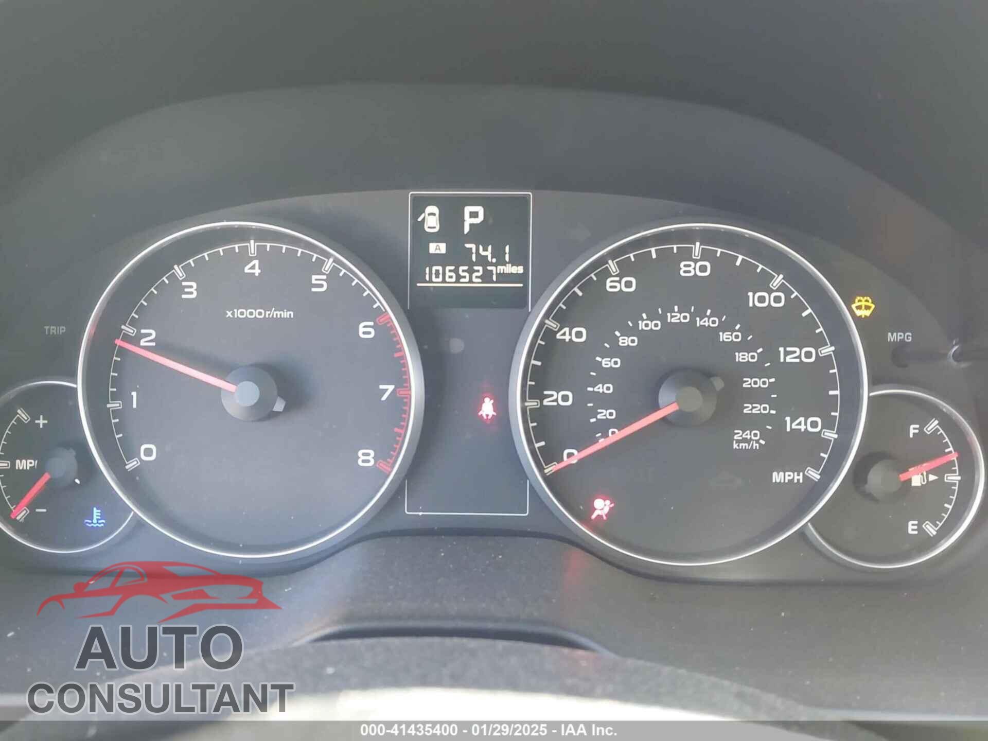 SUBARU OUTBACK 2014 - 4S4BRCDC9E3248902