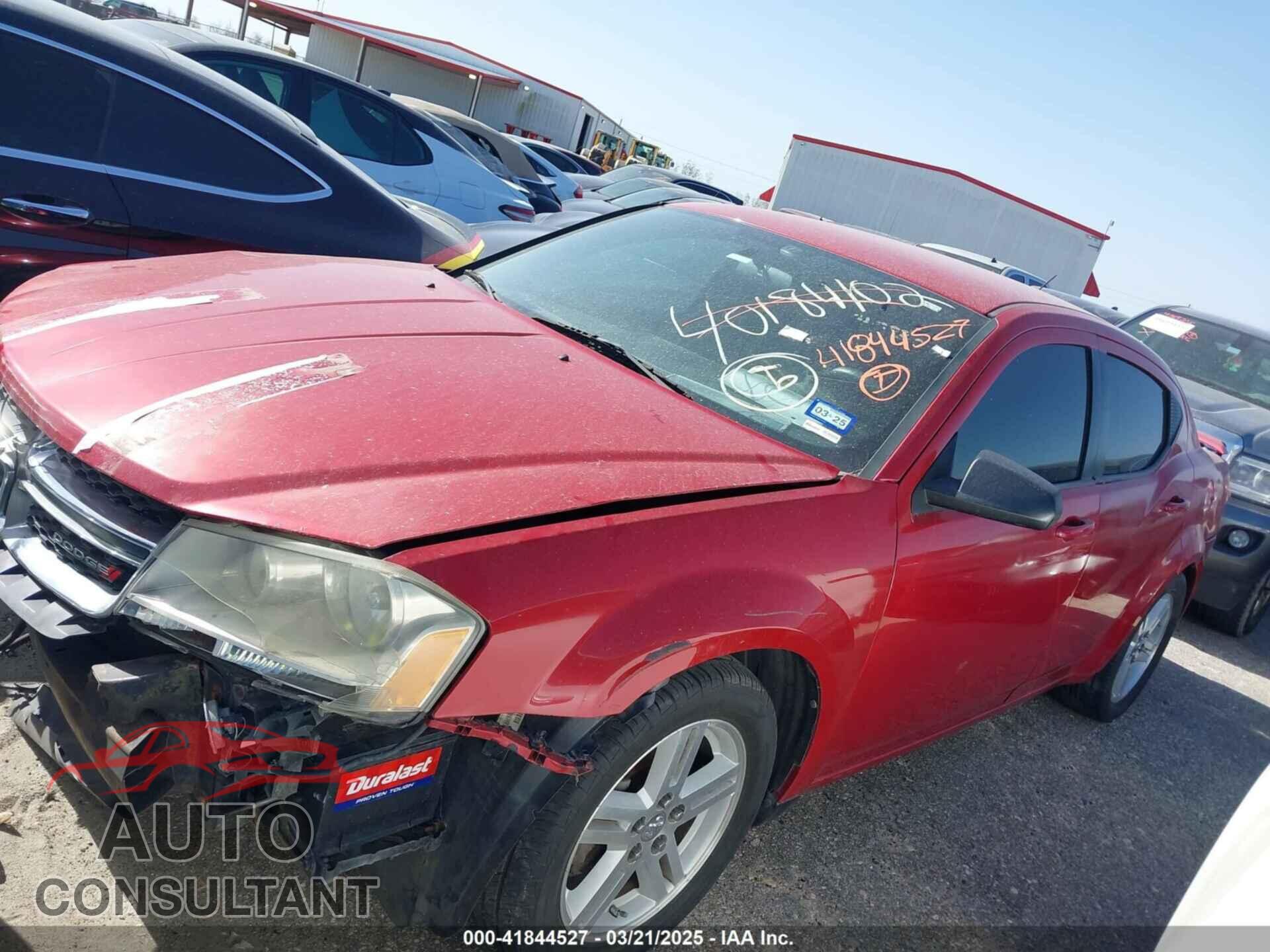 DODGE AVENGER 2013 - 1C3CDZAB5DN648730