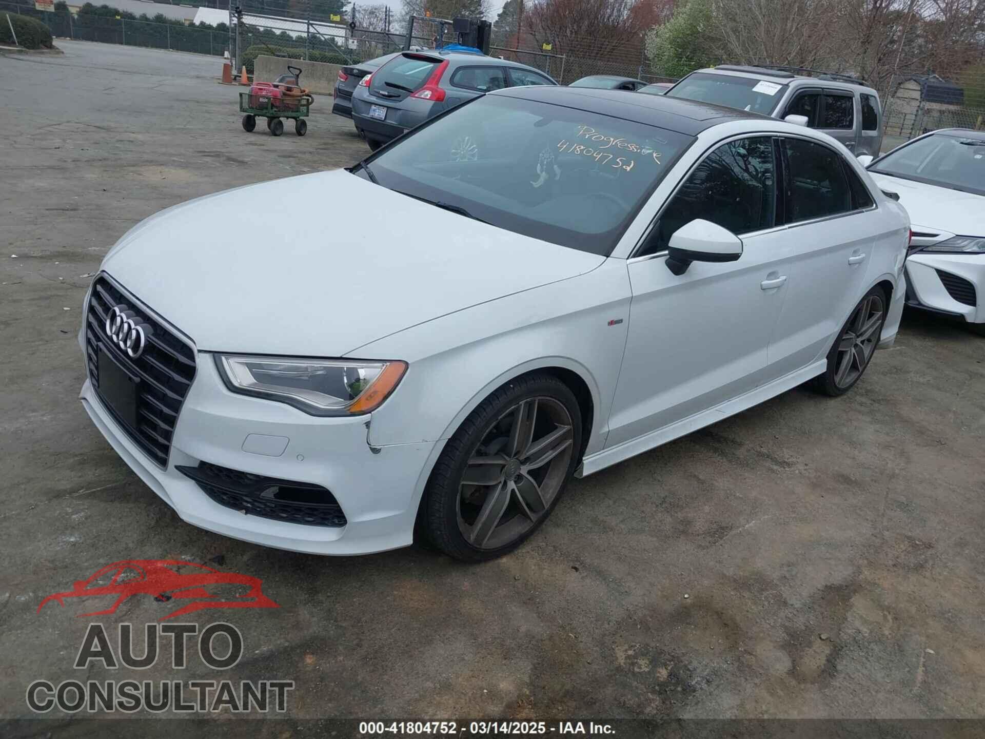 AUDI A3 2016 - WAUG7GFF0G1006414
