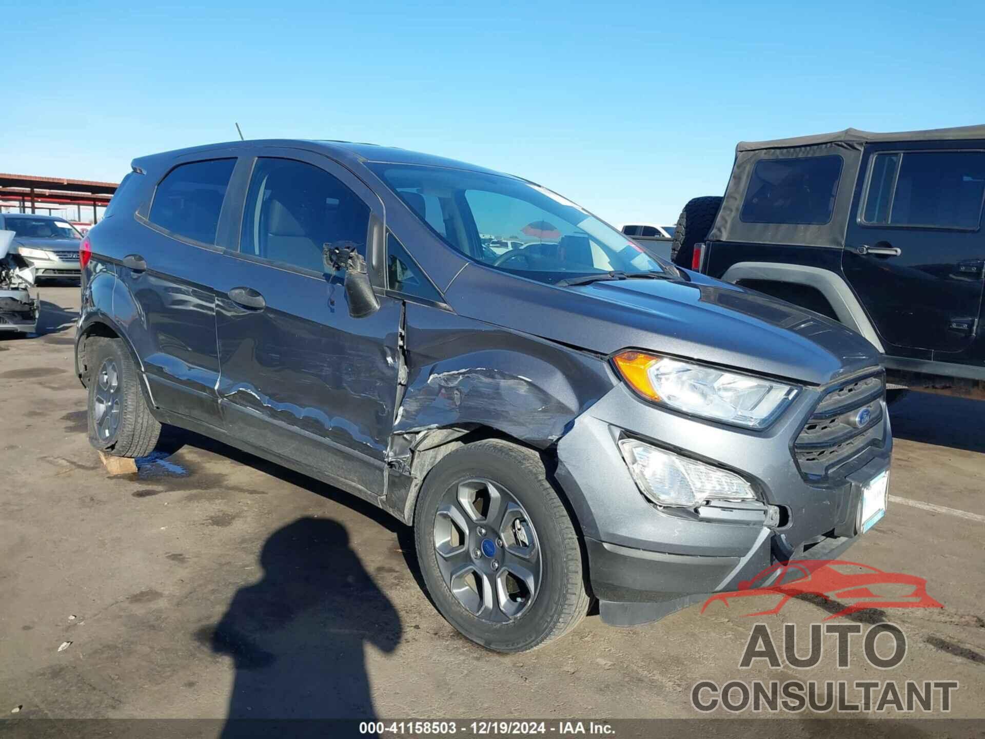 FORD ECOSPORT 2019 - MAJ3S2FE1KC287166