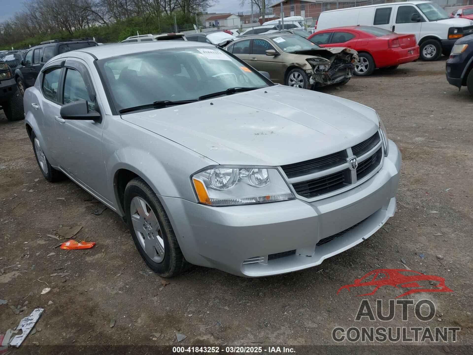 DODGE AVENGER 2010 - 1B3CC4FB1AN102546