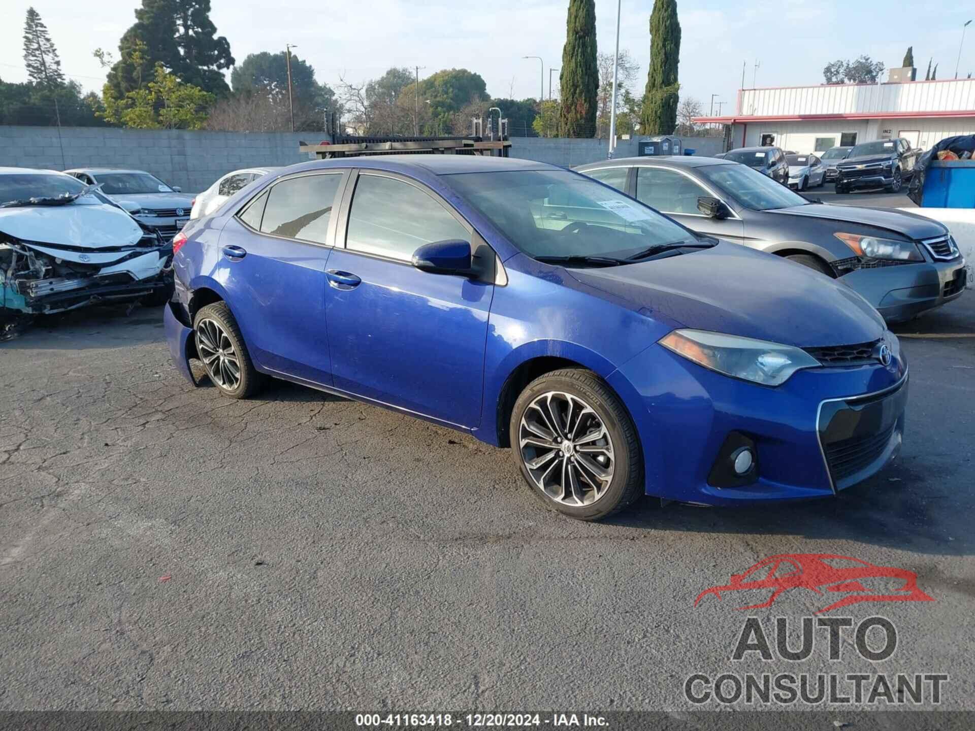 TOYOTA COROLLA 2015 - 5YFBURHE5FP320690