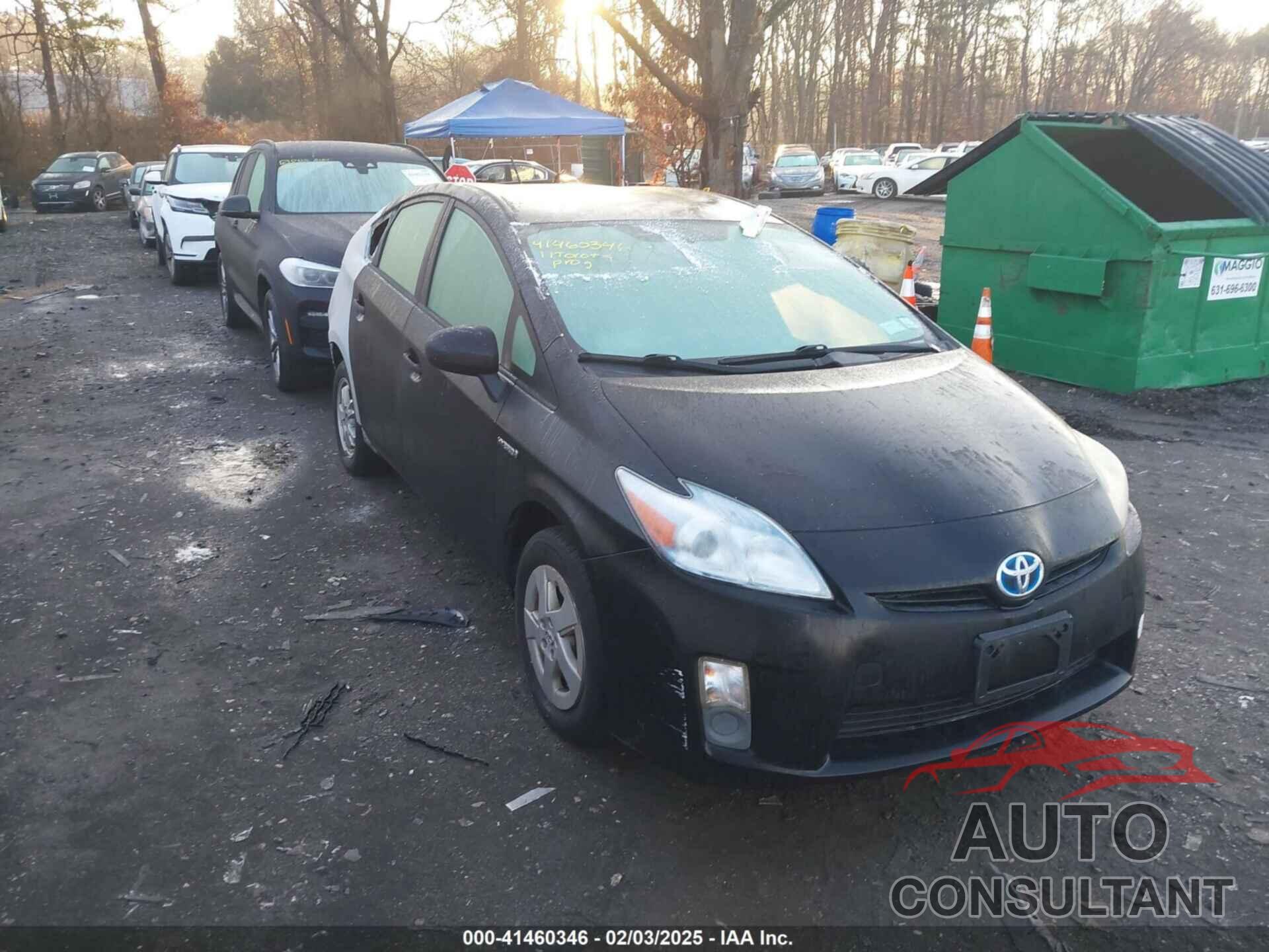 TOYOTA PRIUS 2011 - JTDKN3DU8B1383725
