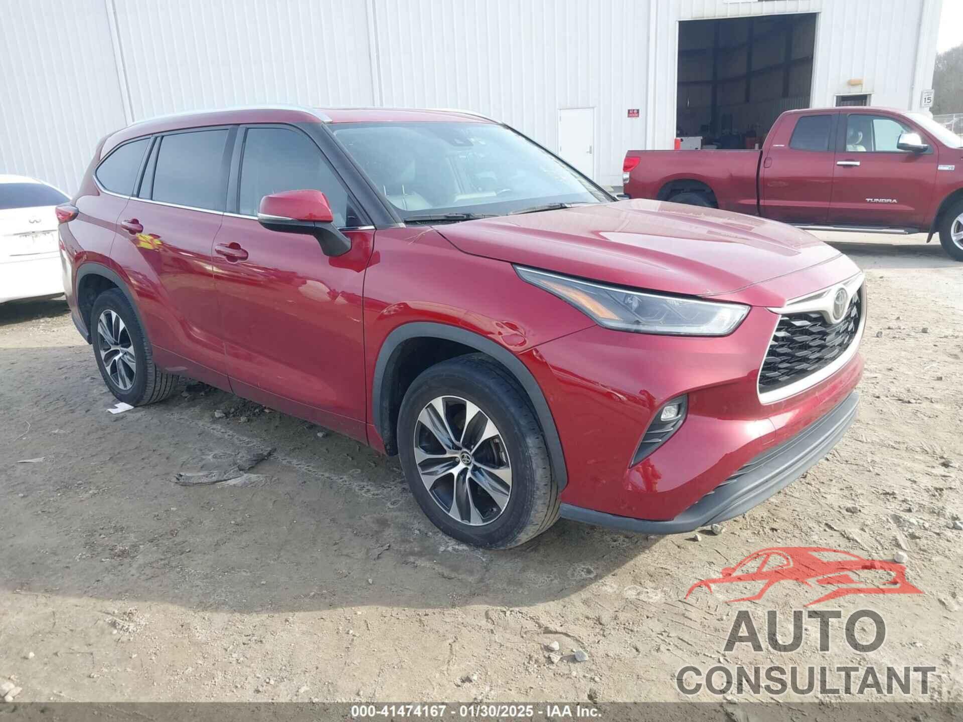 TOYOTA HIGHLANDER 2021 - 5TDGZRAH0MS032592