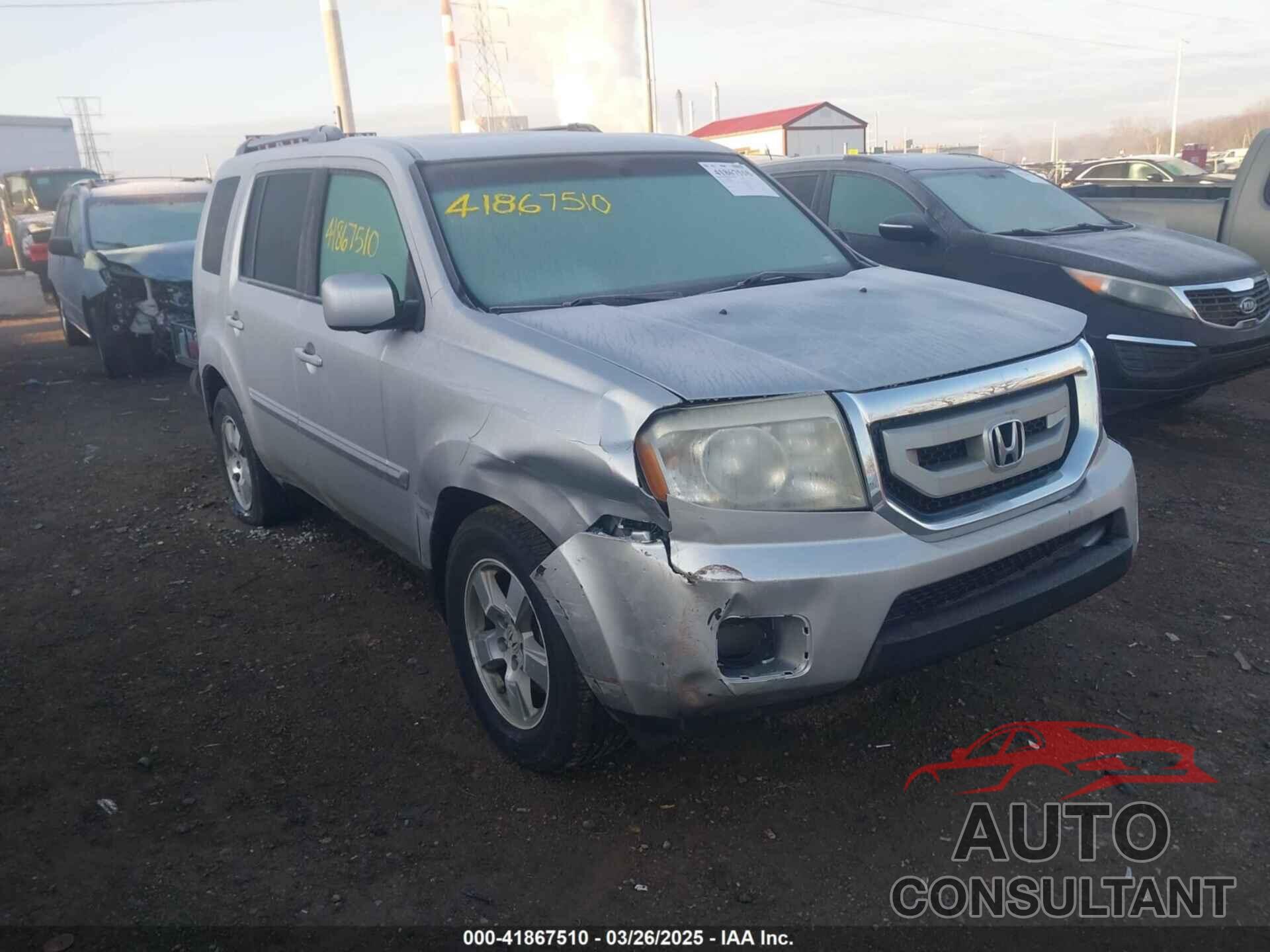 HONDA PILOT 2011 - 5FNYF4H65BB051211